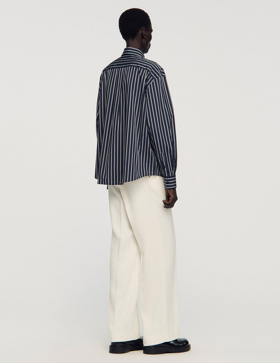 Navy \ White stripe
