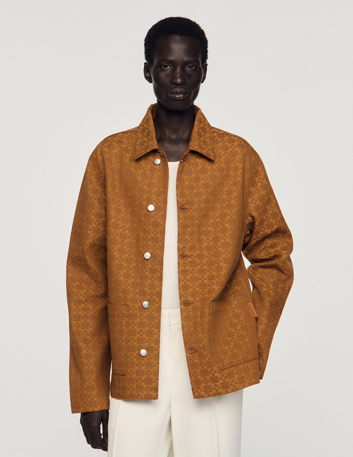 Square D Jacket SANDRO - Men's Square Cross Denim Jacket – dstore Egypt