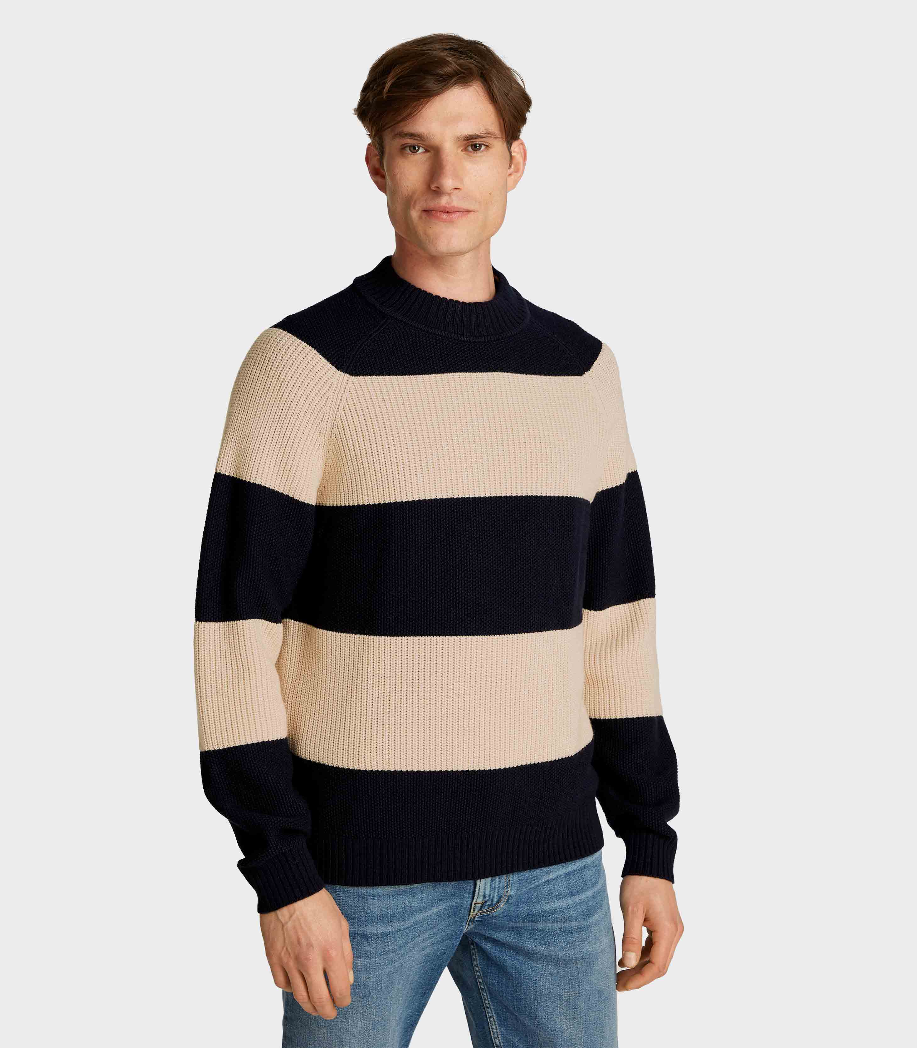 Navy/beige