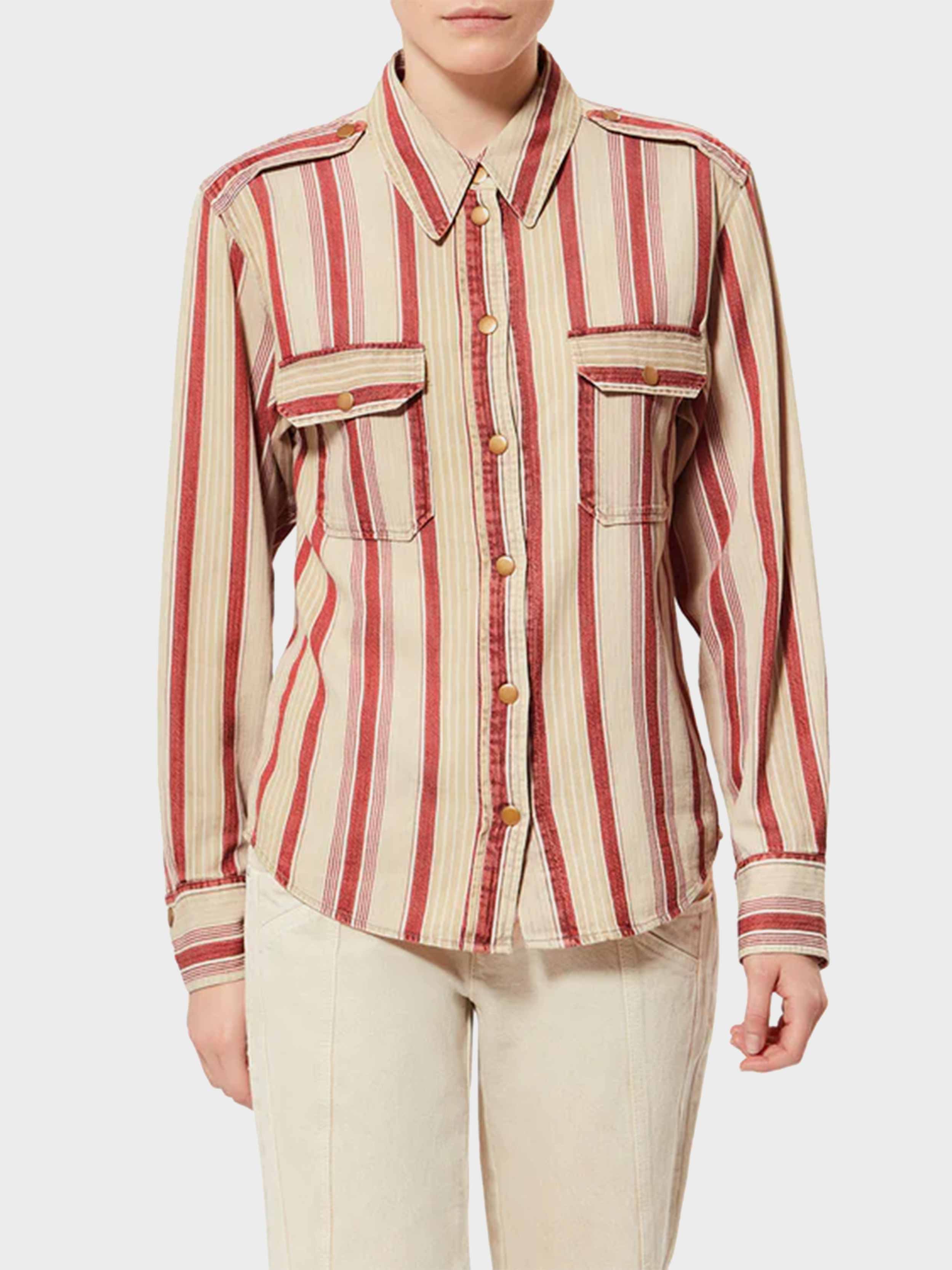 Beige/Red