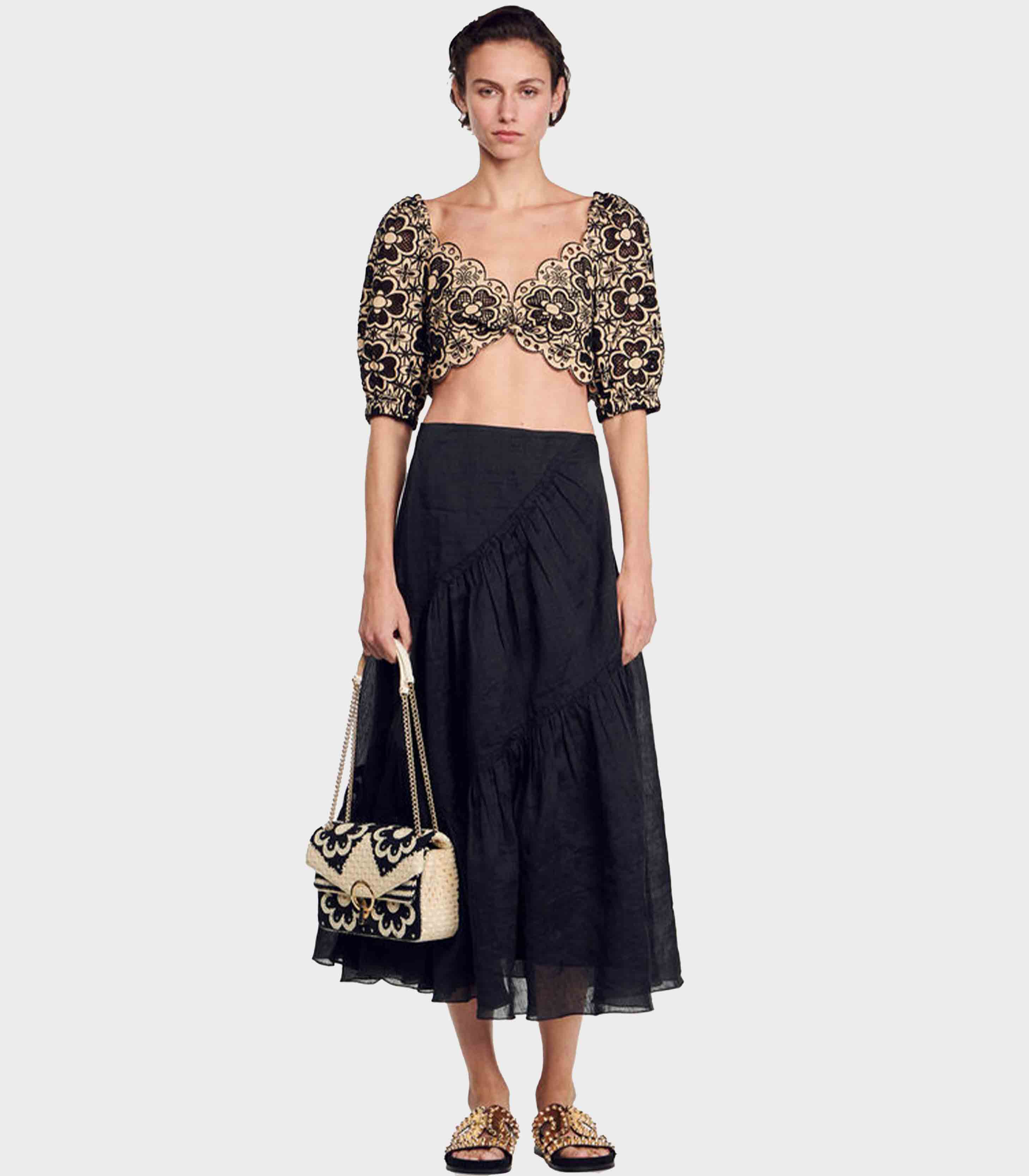 Beige / Black