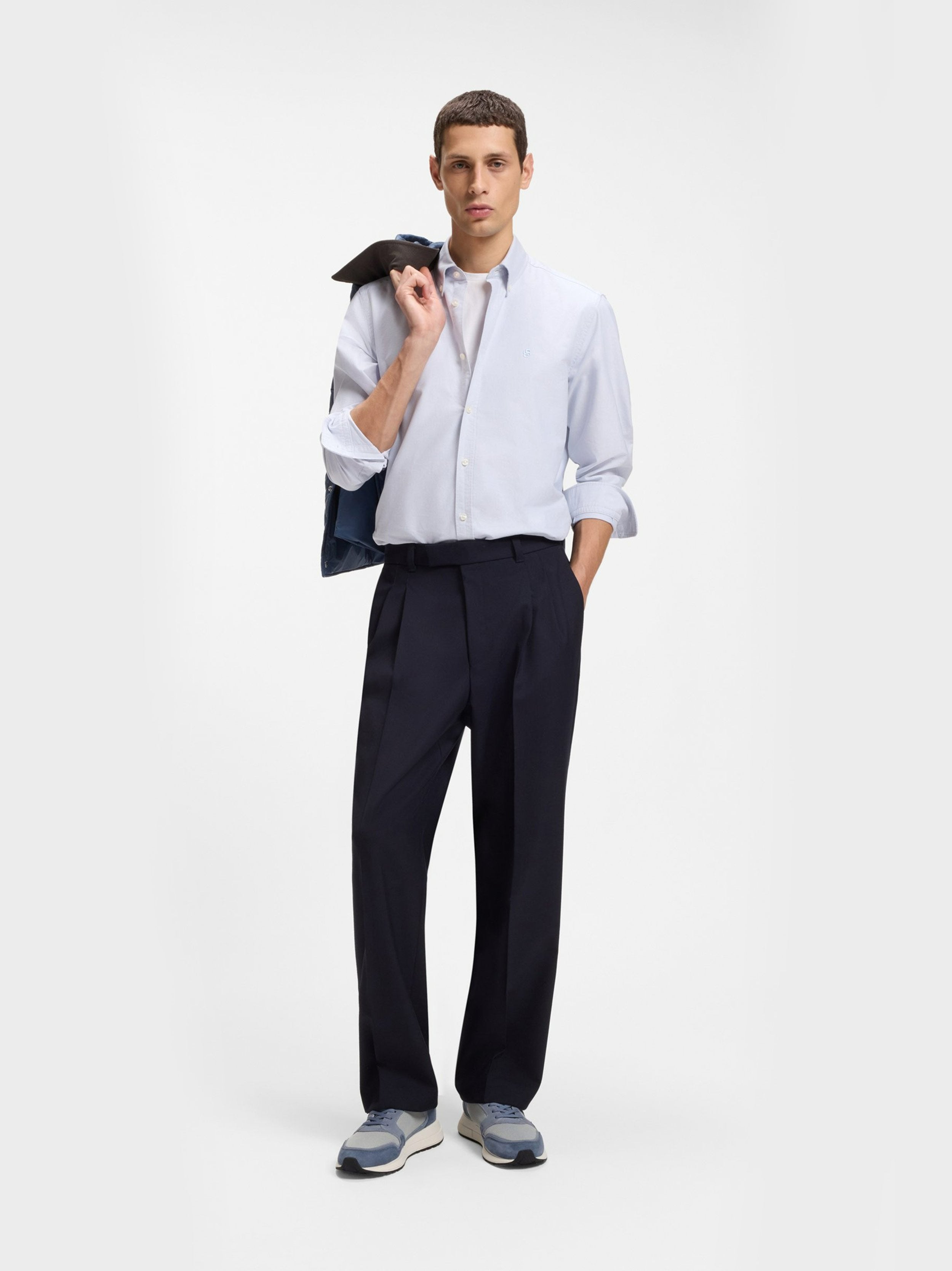light Blue / White stripe