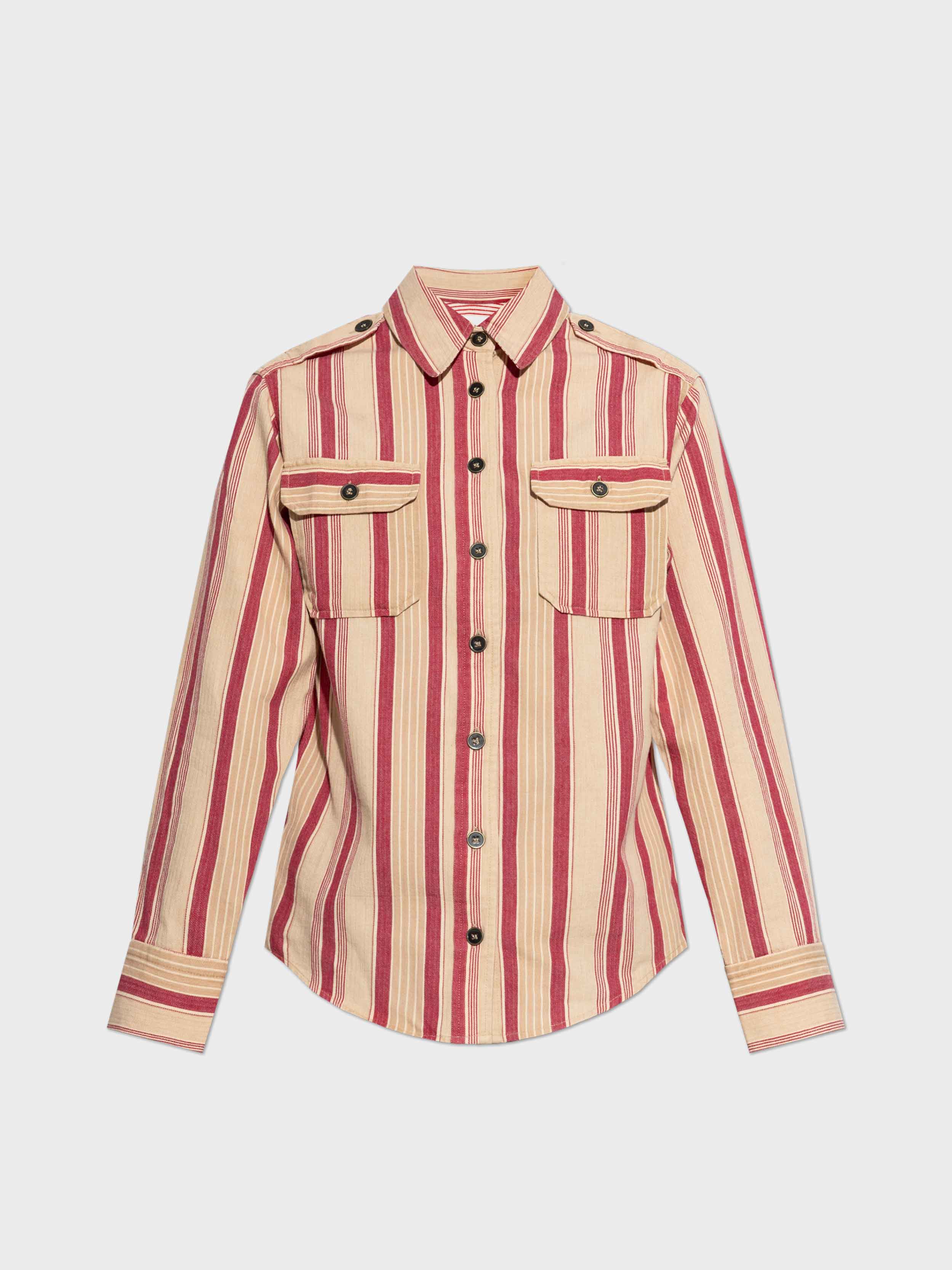 Beige/Red