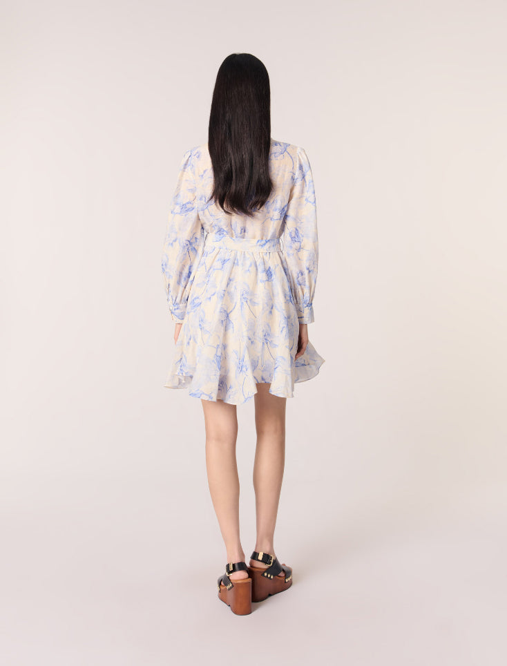 BLUE/Ecru