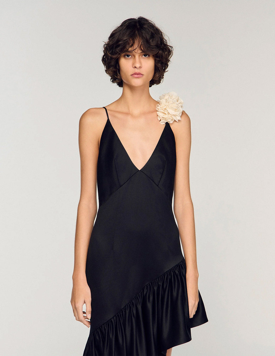 sandro asymmetric dress SANDRO