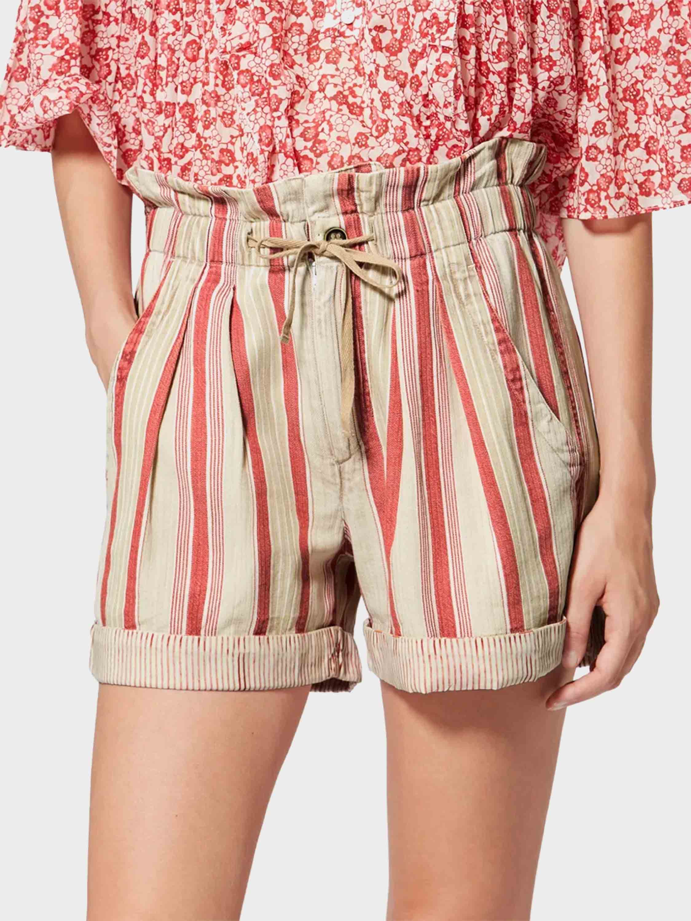 Beige/Red