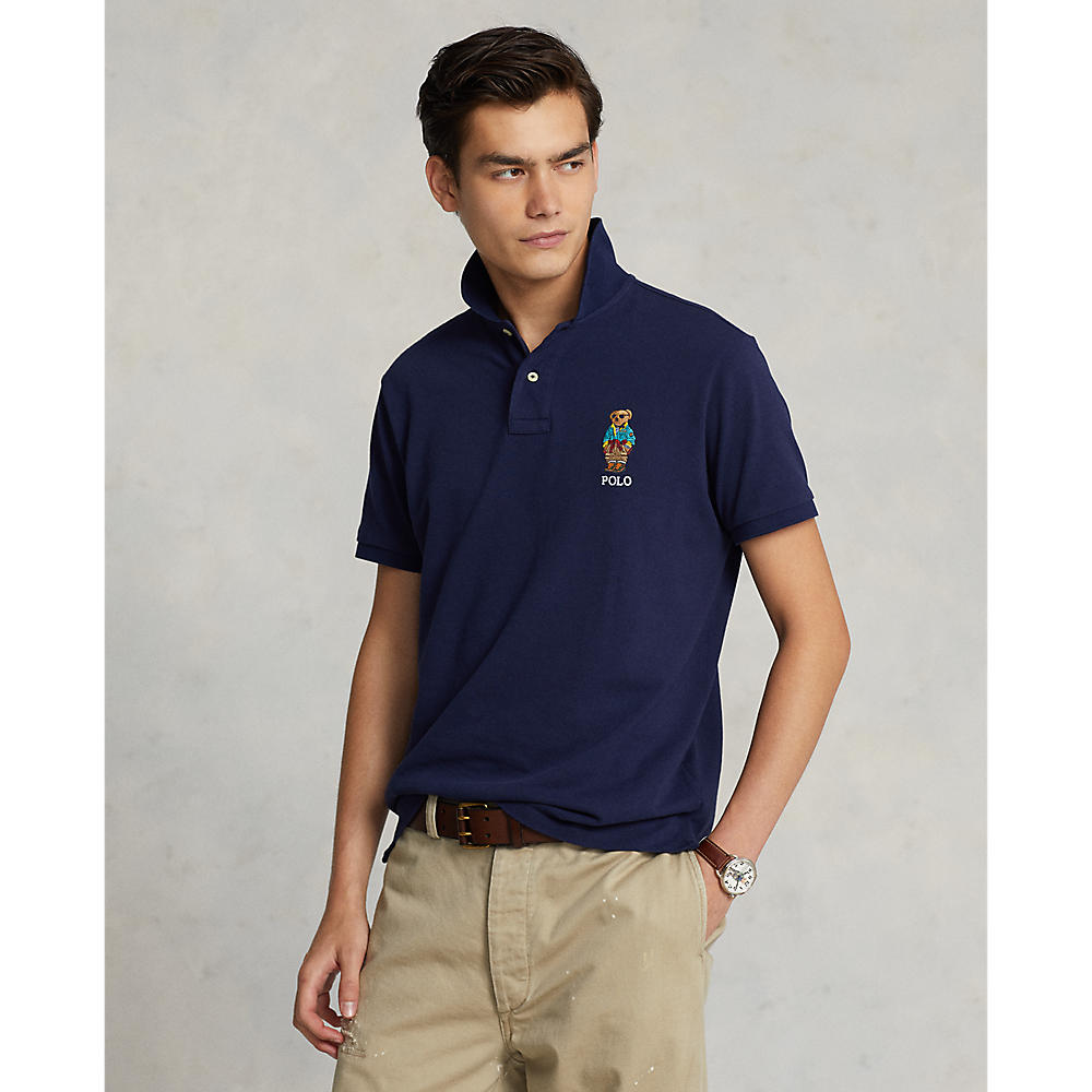 Polo ralph lauren - custom slim fit polo bear polo shirt - men