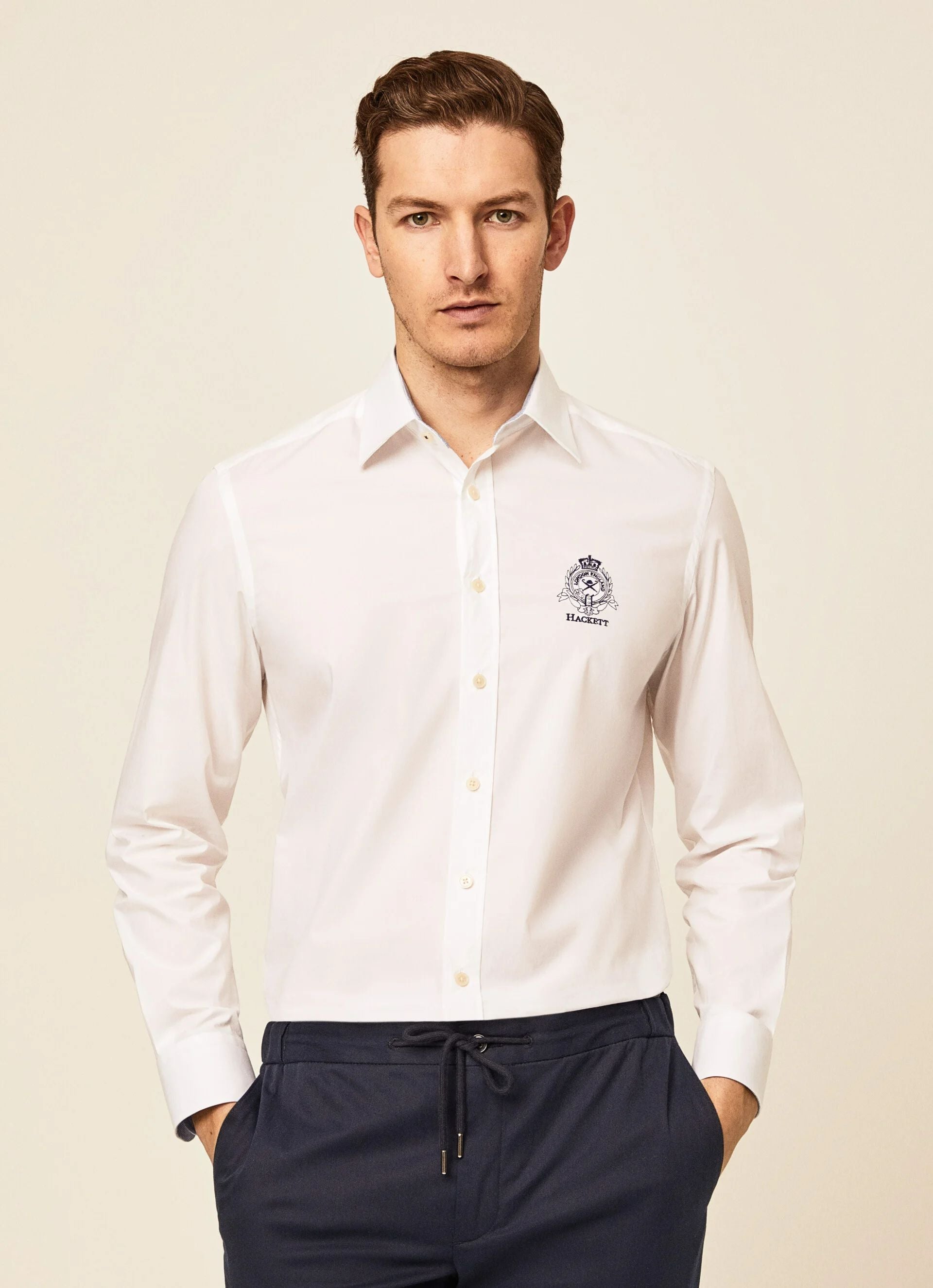 Hackett - heritage cotton poplin shirt
 - men