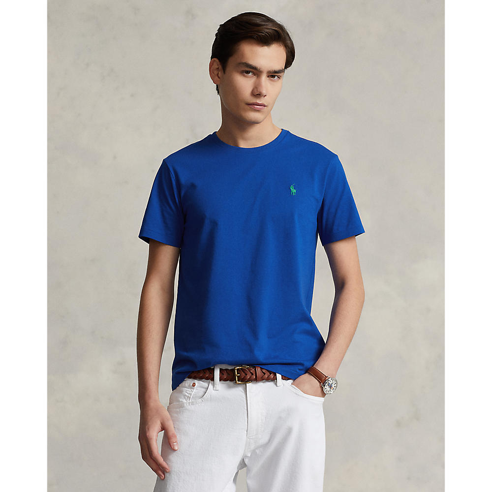 Polo ralph lauren - custom slim fit jersey crewneck t-shirt - men