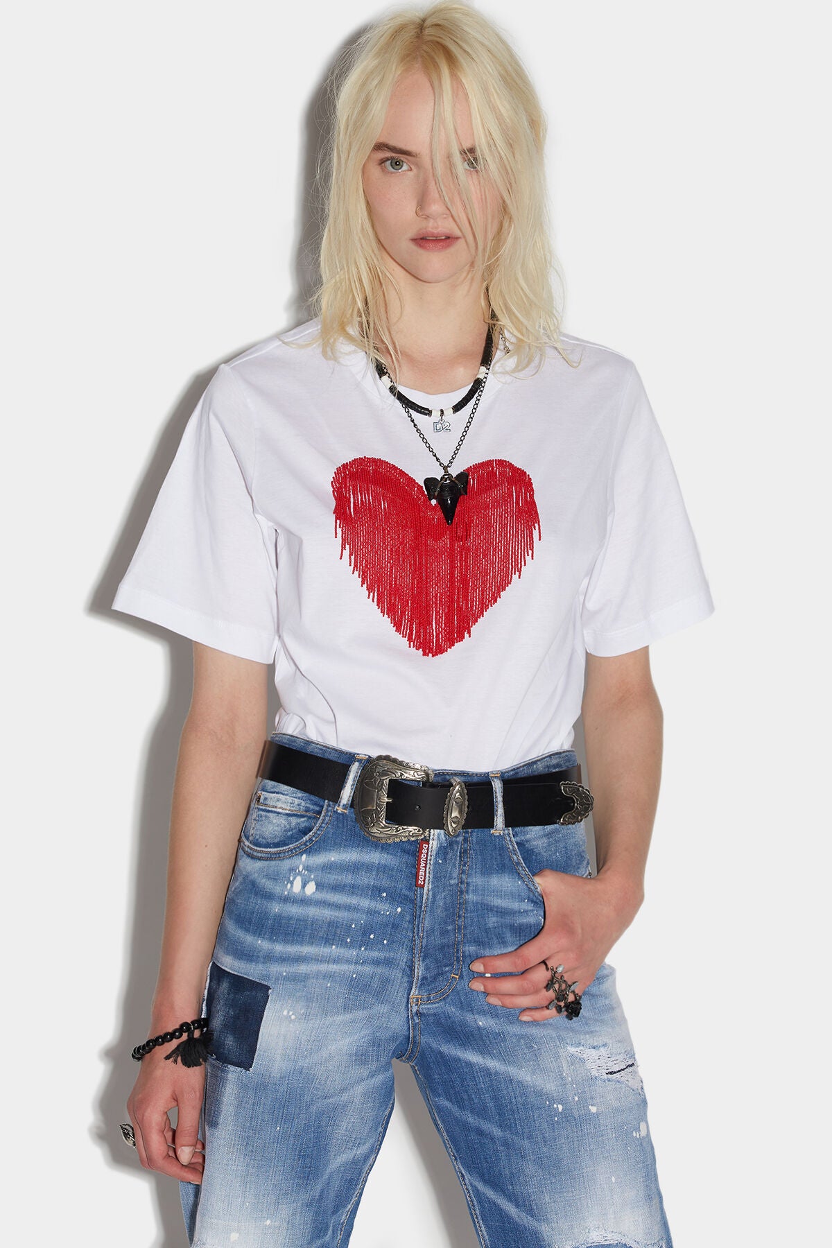 Dsquared2 - d2 i love you easy t-shirt - women