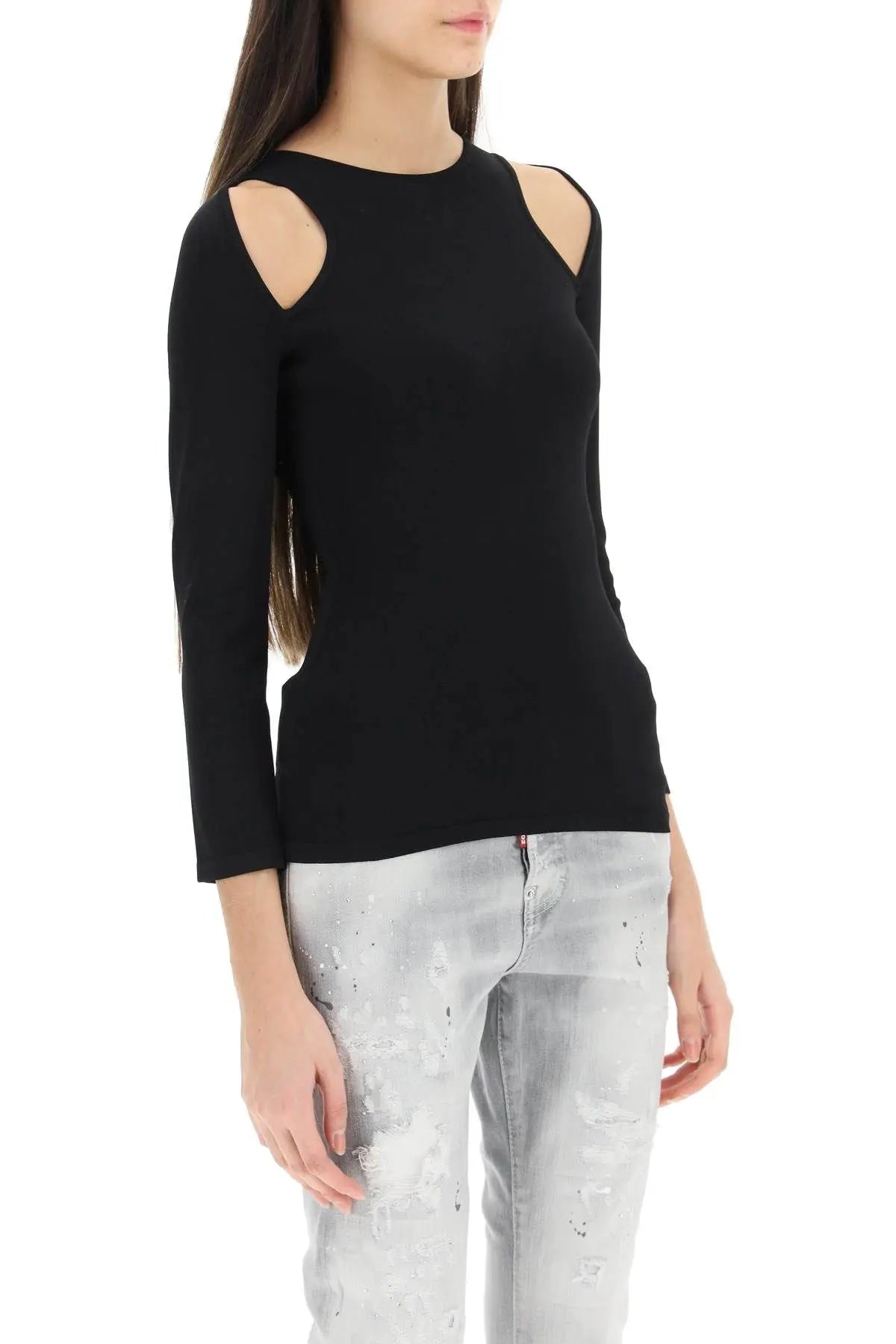 Dsquared2 - knit top with cut-out detail - women