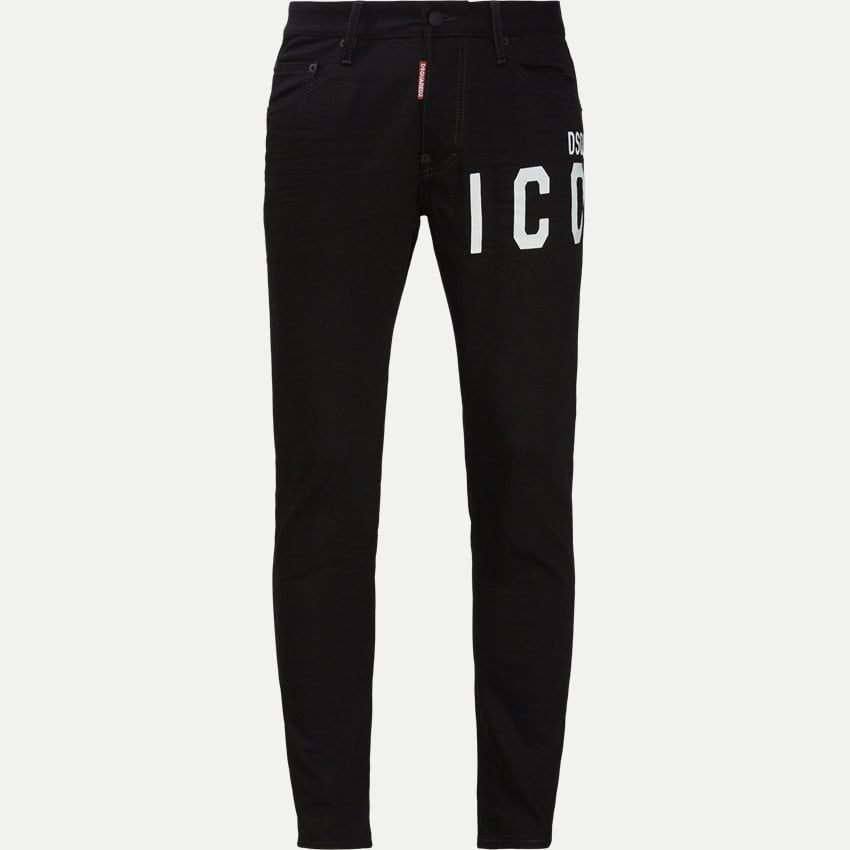 Dsquared2 - black bull skater jeans - men