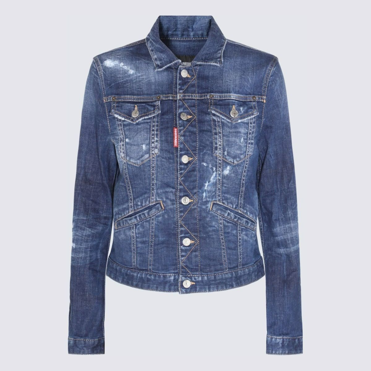 Dsquared2 - icon cracked boy jacket - women