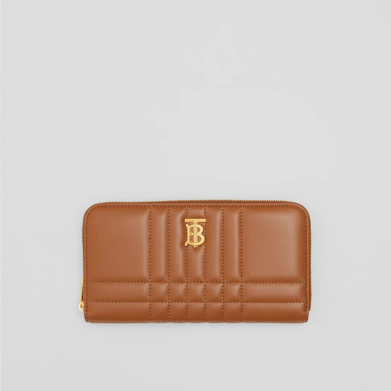 Burberry - quilted leather lola ziparound wallet
 - women