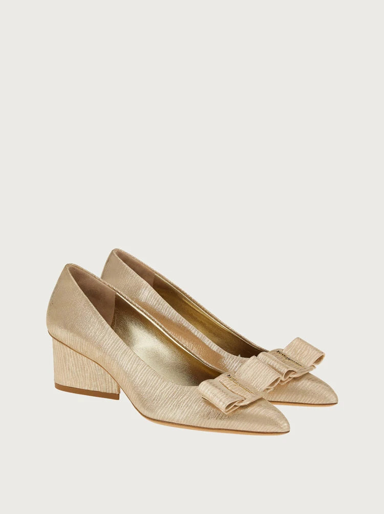 Ferragamo - viva bow pump shoes - women