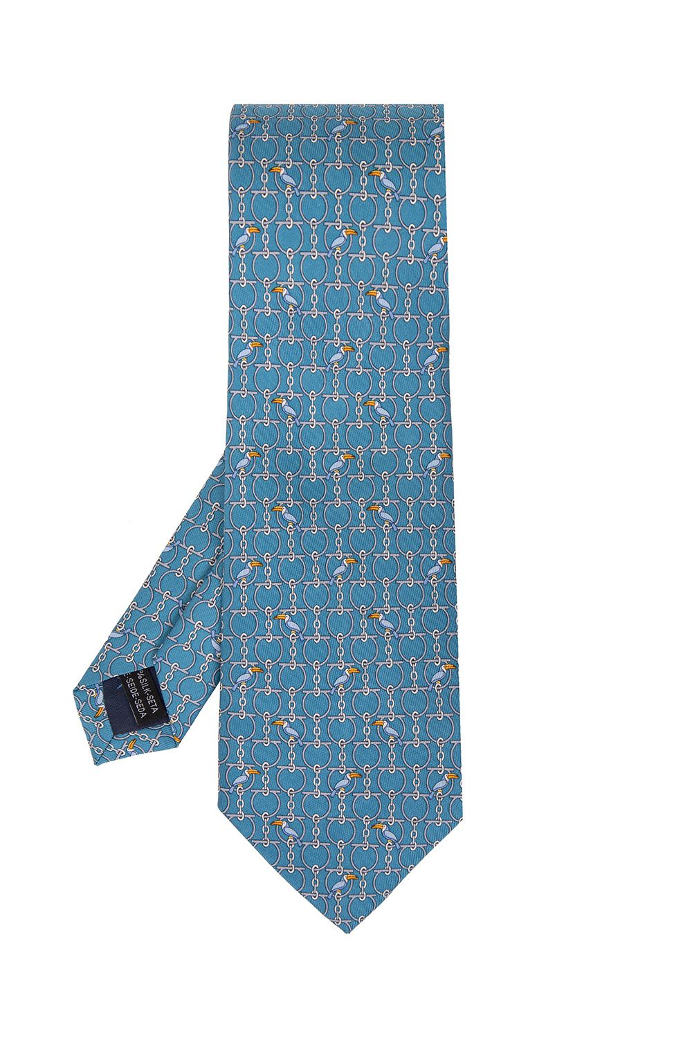 Ferragamo - silk tie - men