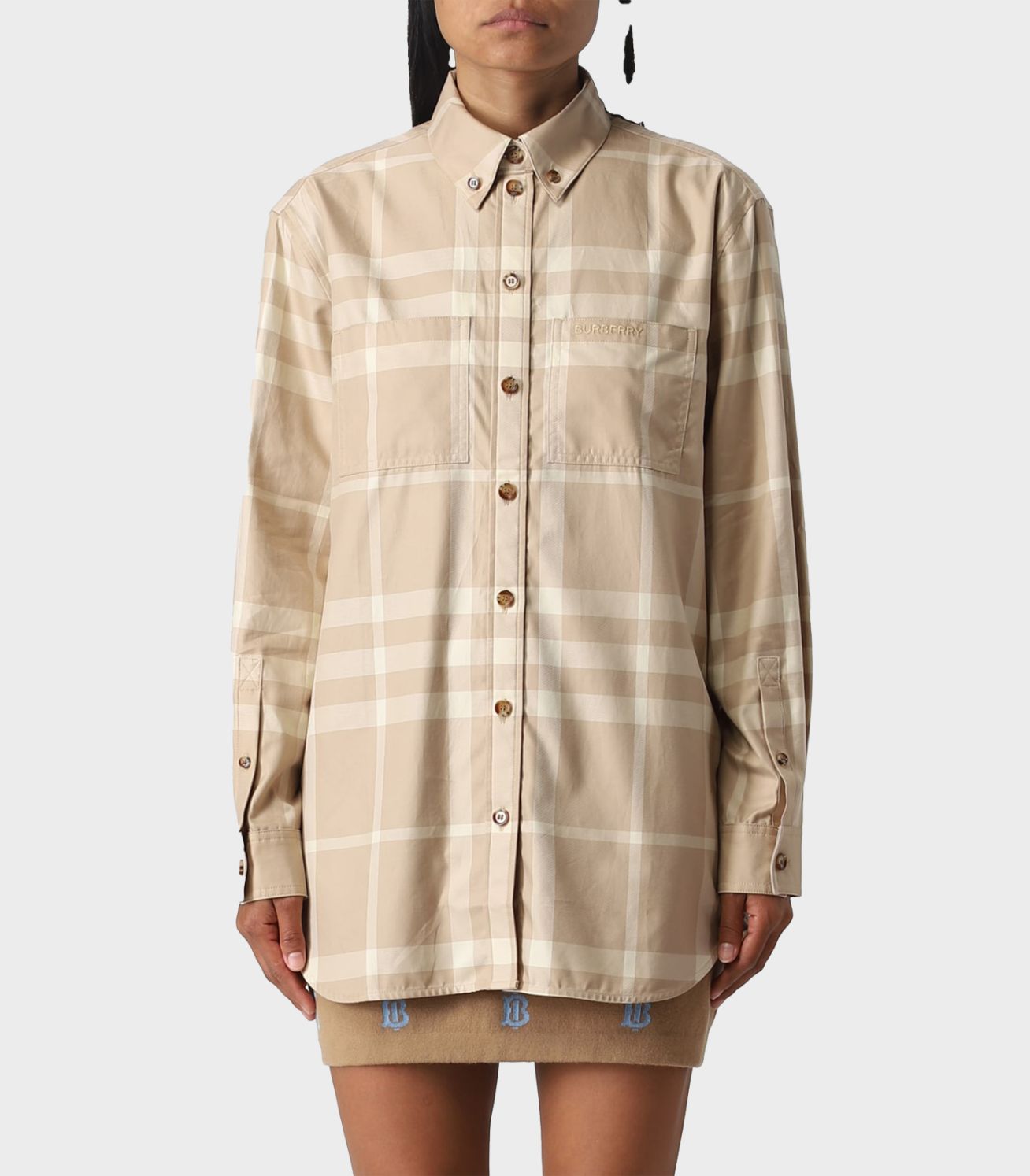 Burberry - cotton shirt - women