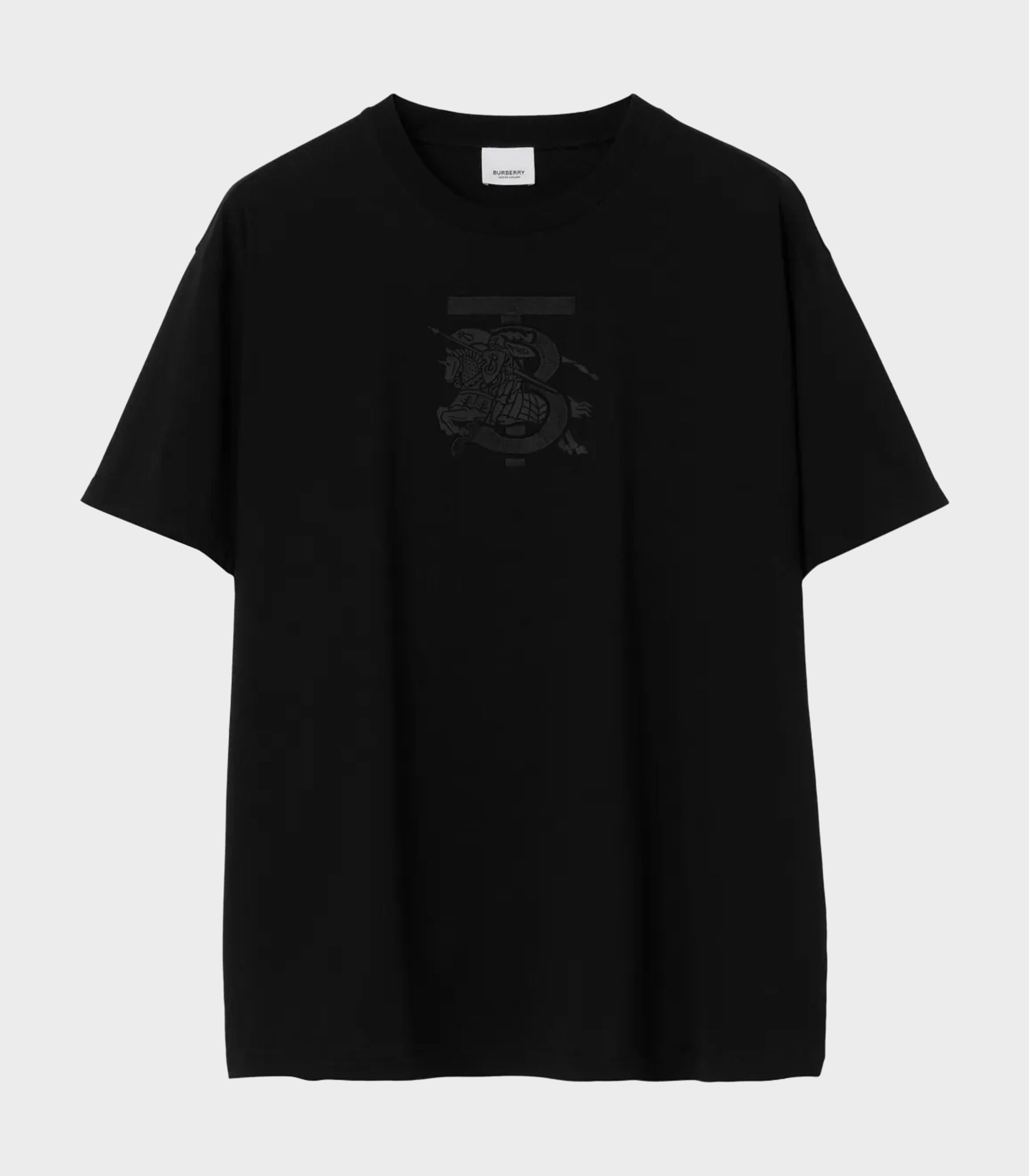 Burberry - ekd embroidered monogram tshirt