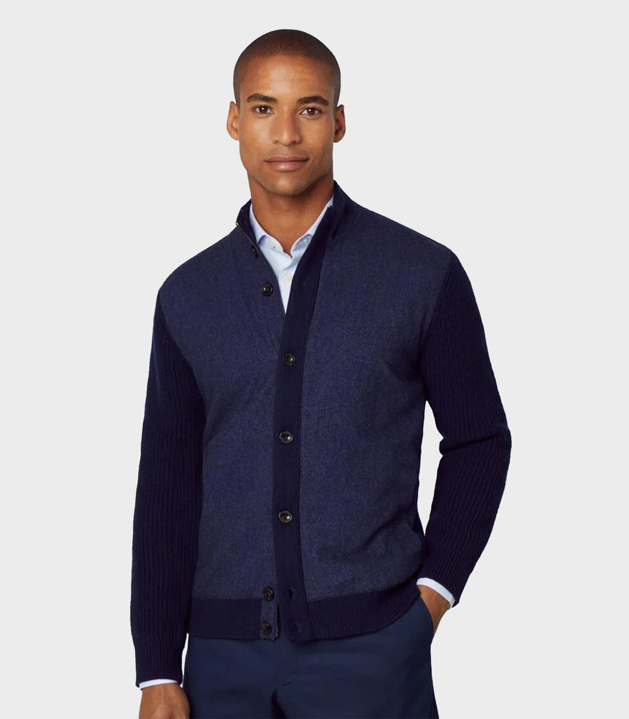 Hackett - flannel knit hybrid - men