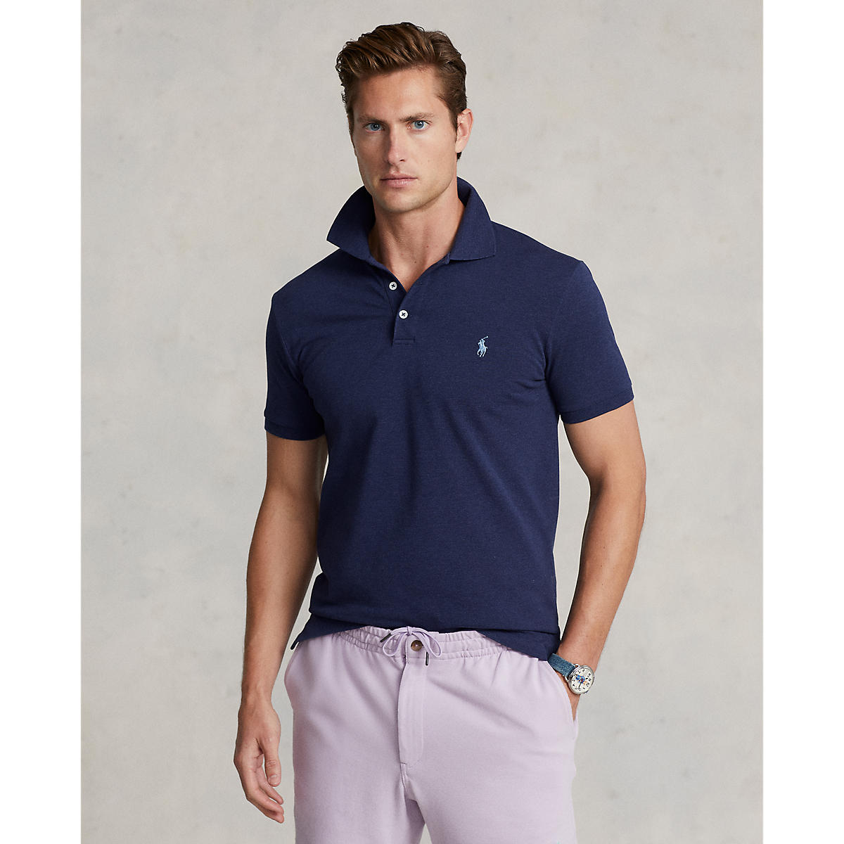 Polo ralph lauren - slim fit stretch mesh polo shirt - men