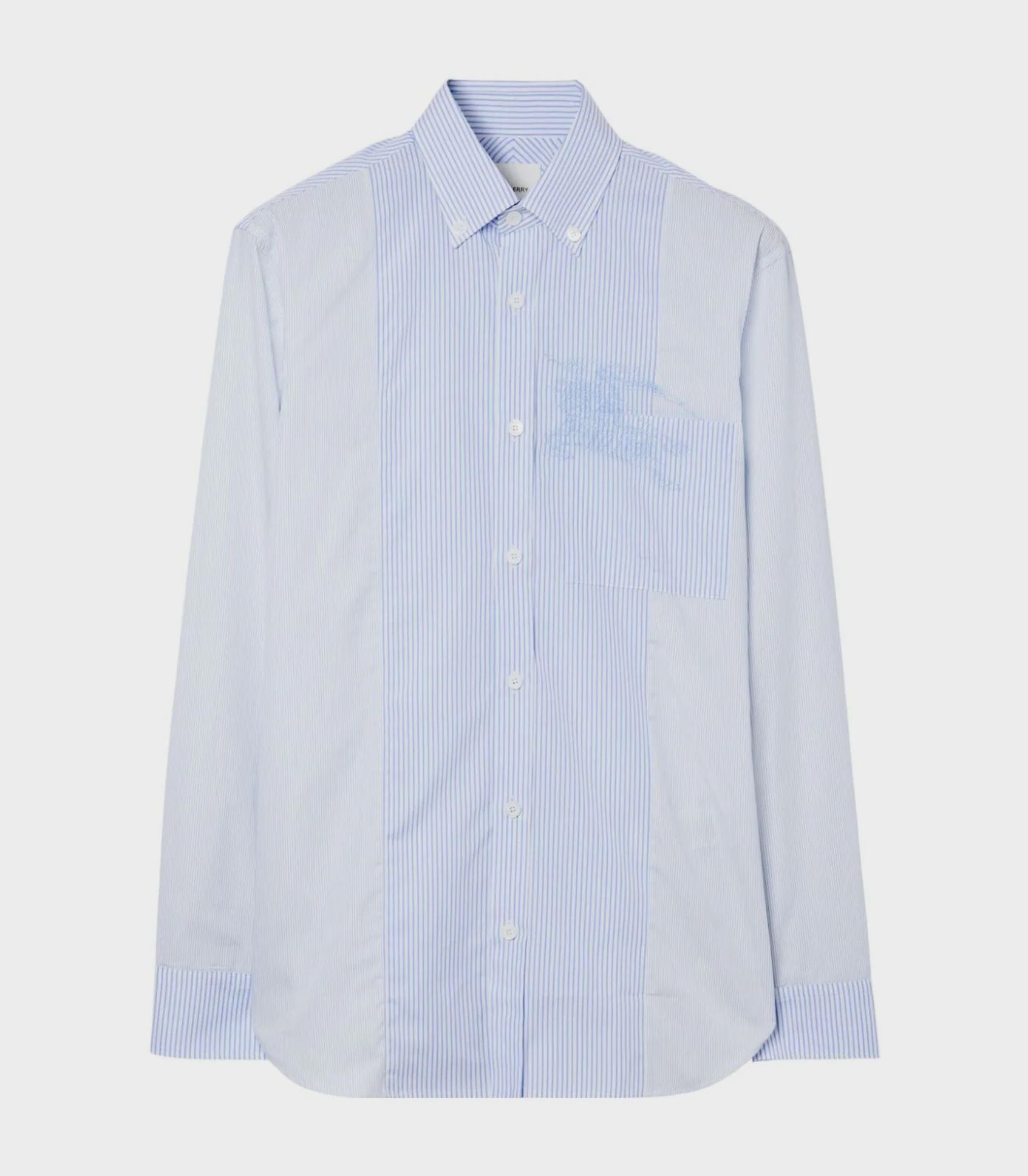 Burberry - ekd striped cotton shirt