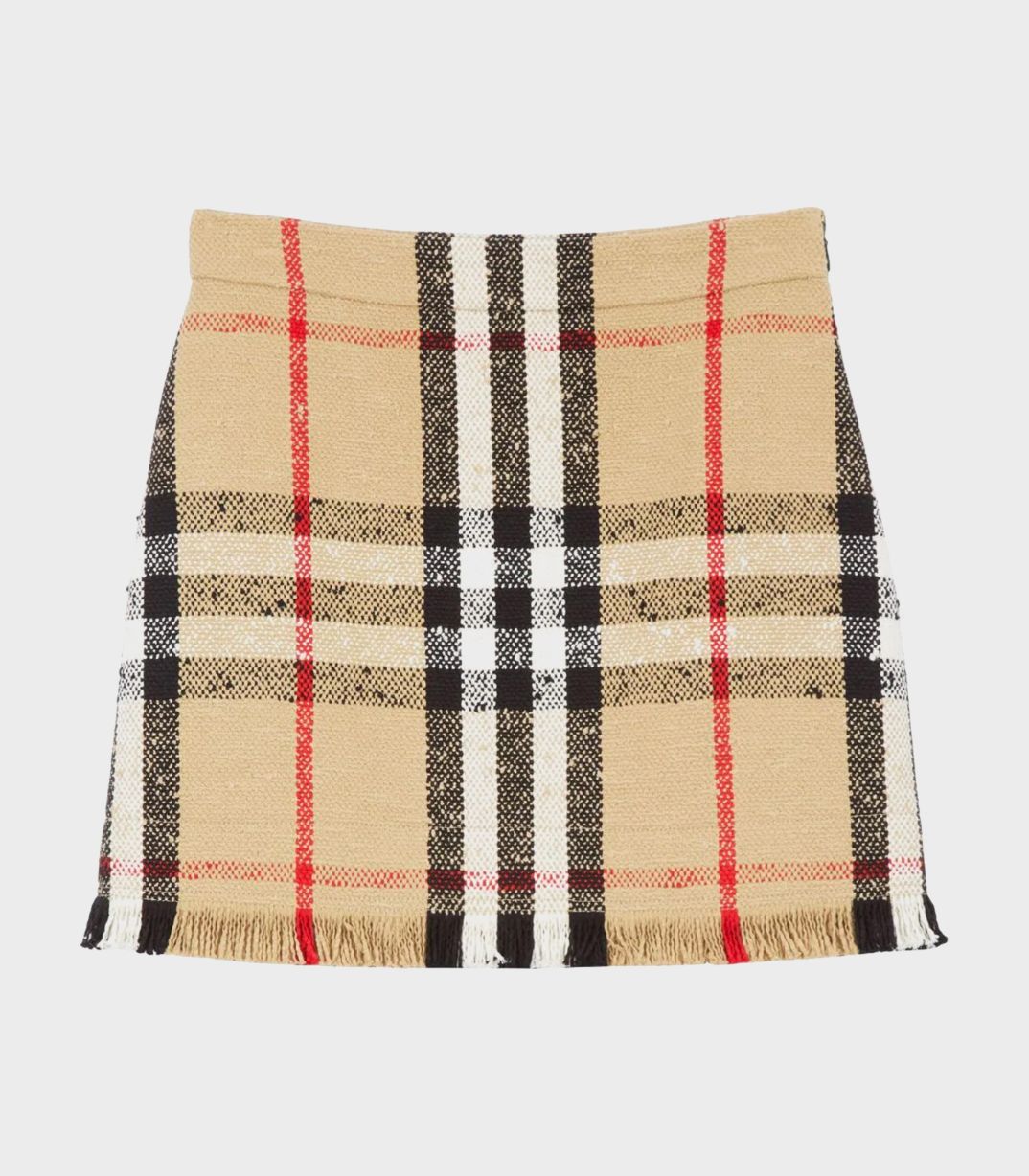 Burberry - Vintage Check Boucle Skirt