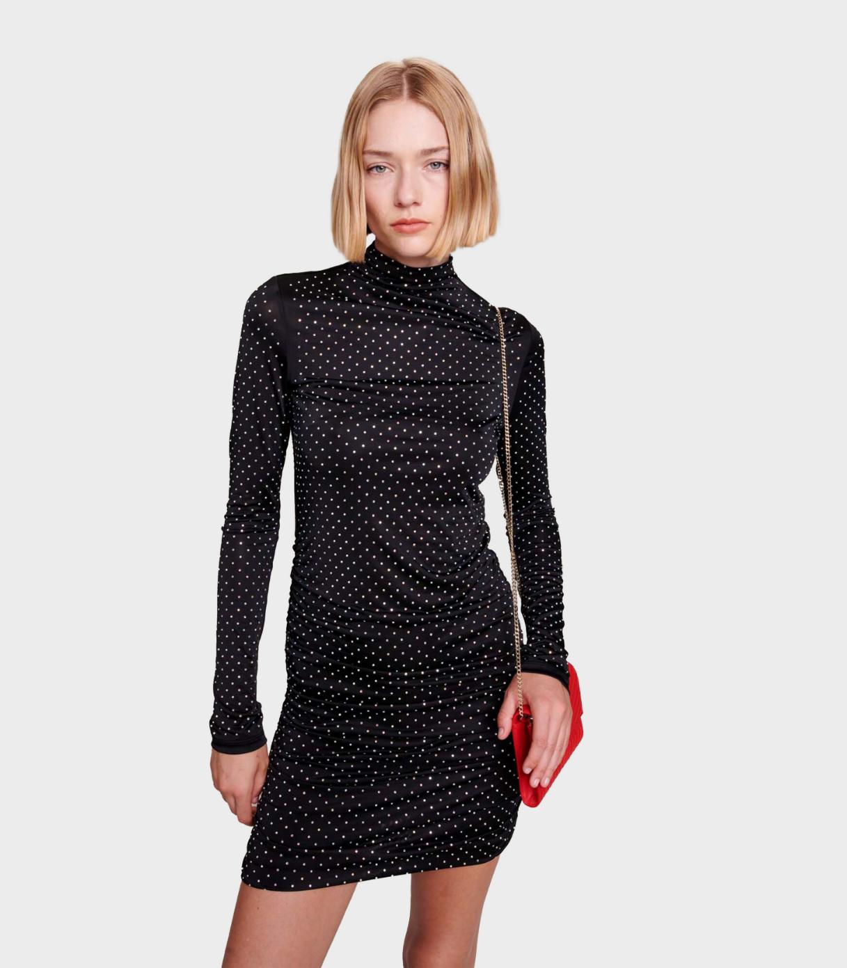 Maje - short rhinestone dress
 - women