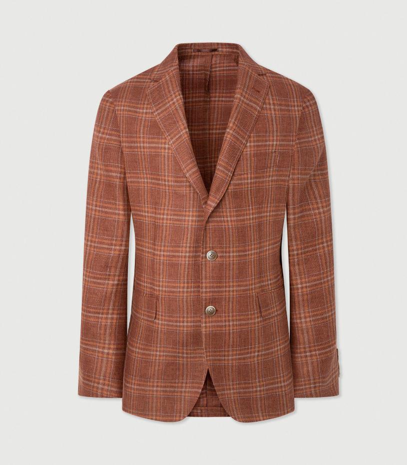 Hackett - check blazer - men