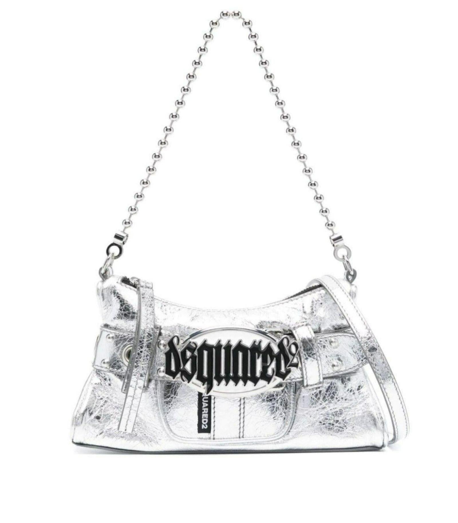 Dsquared2 - clutch crackle laminatio - women