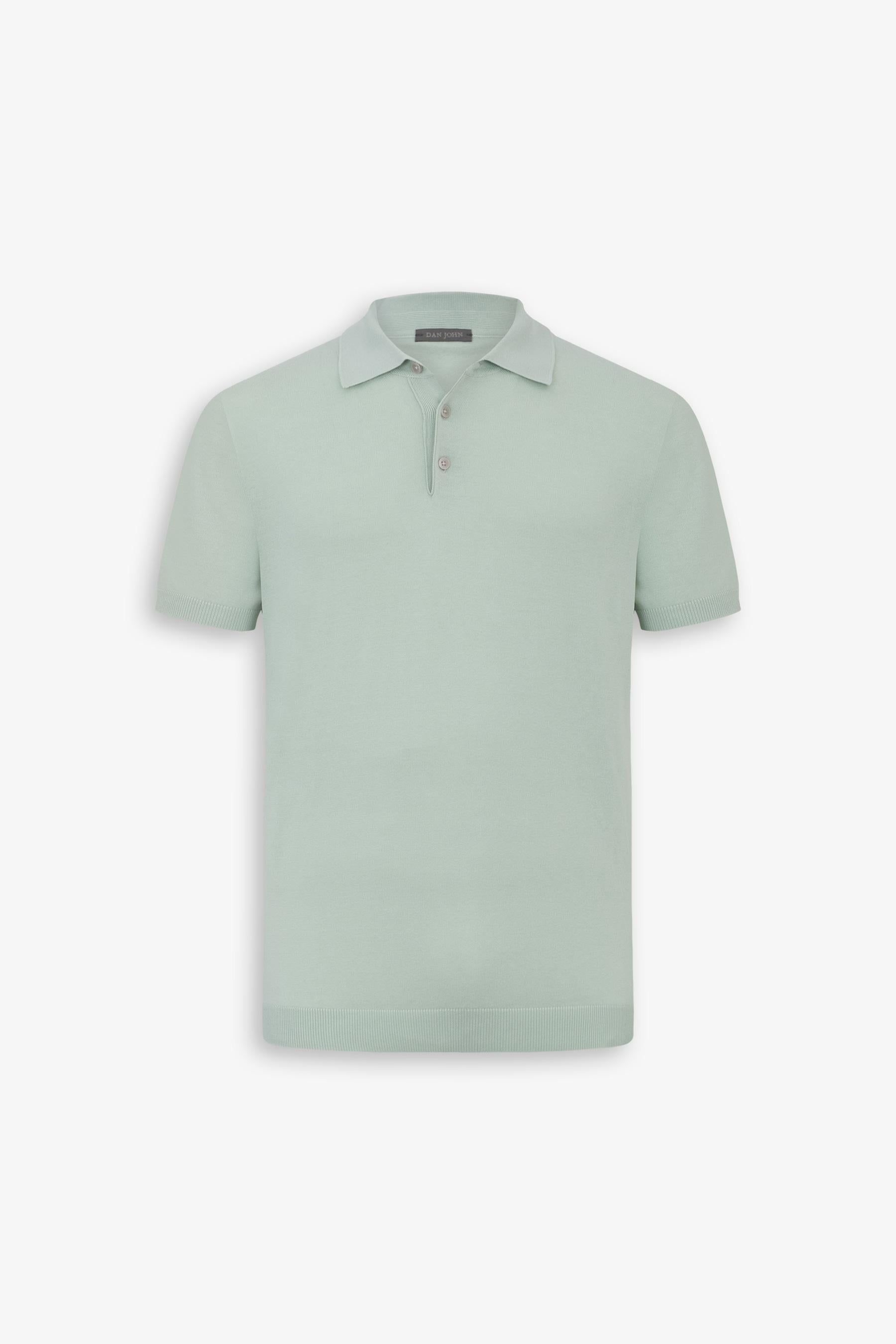 Dan john - knit polo shirt - men