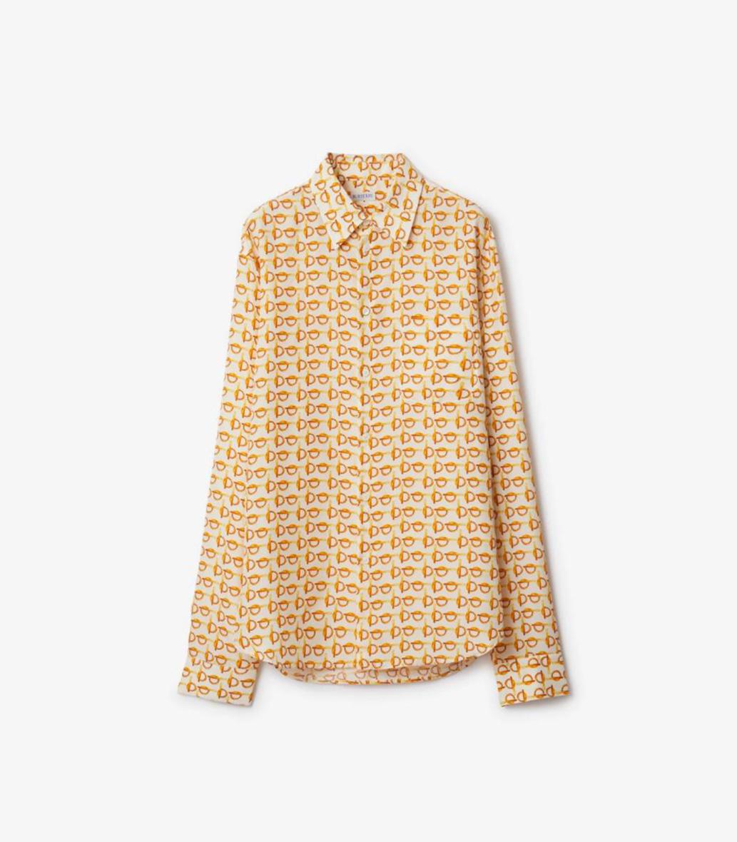 Burberry - Printed Silk Shirt