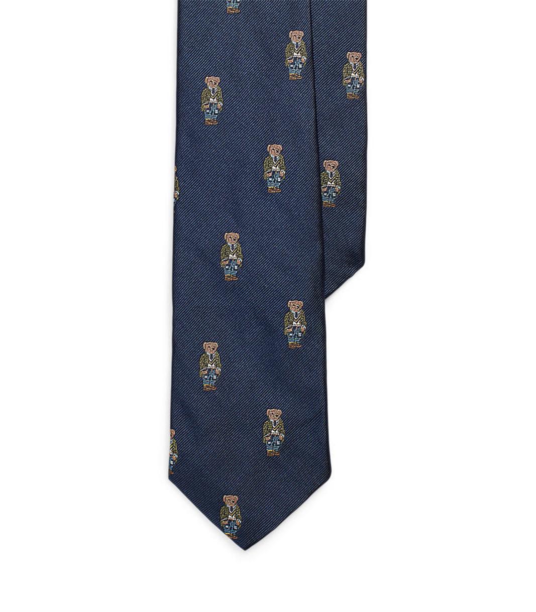 Polo ralph lauren - tieu neck tie teddy bear print - men