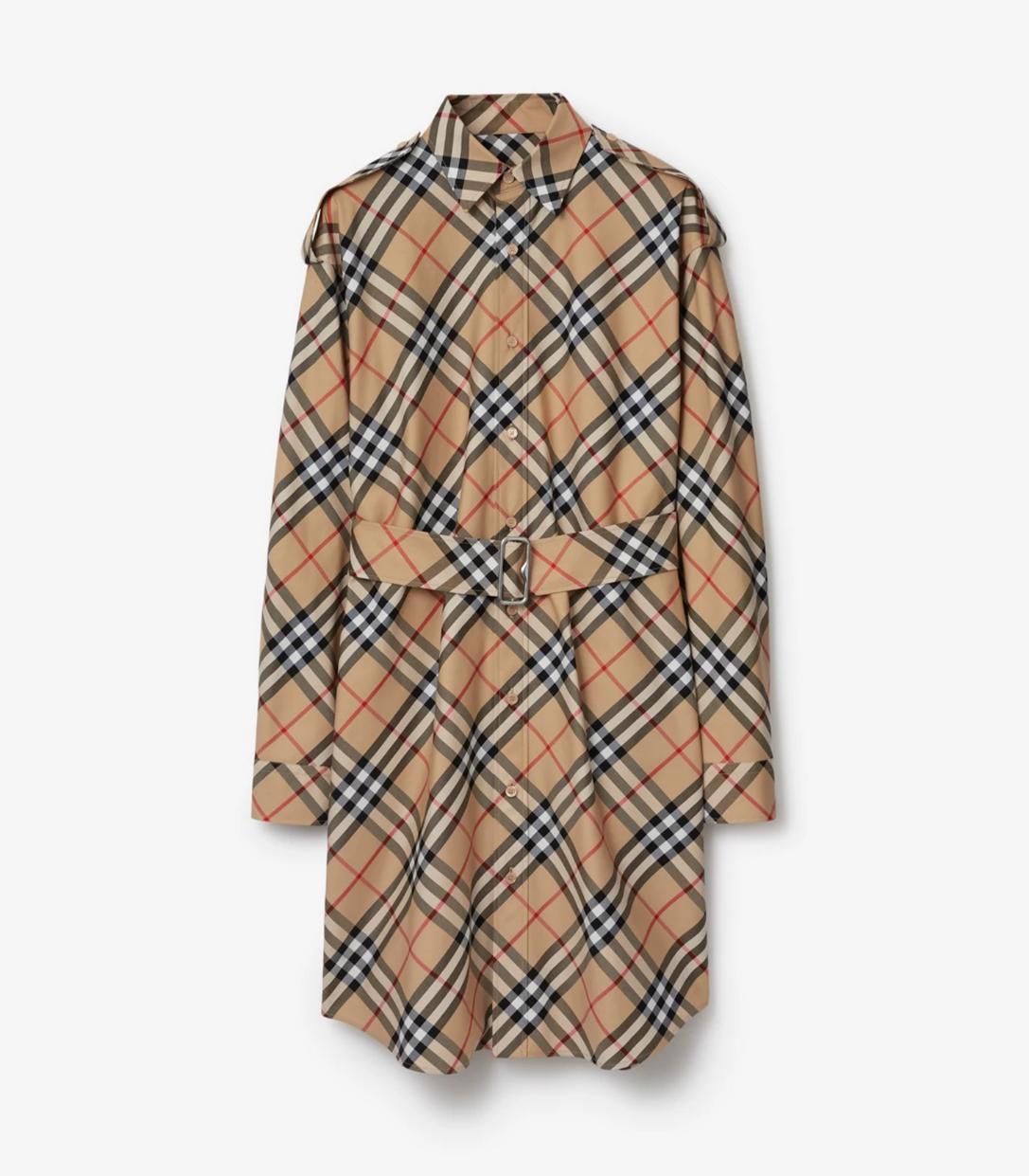 Burberry - Check Chirt Dress