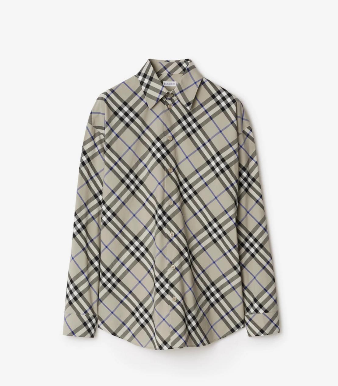 Burberry - Checked Cotton Shirt