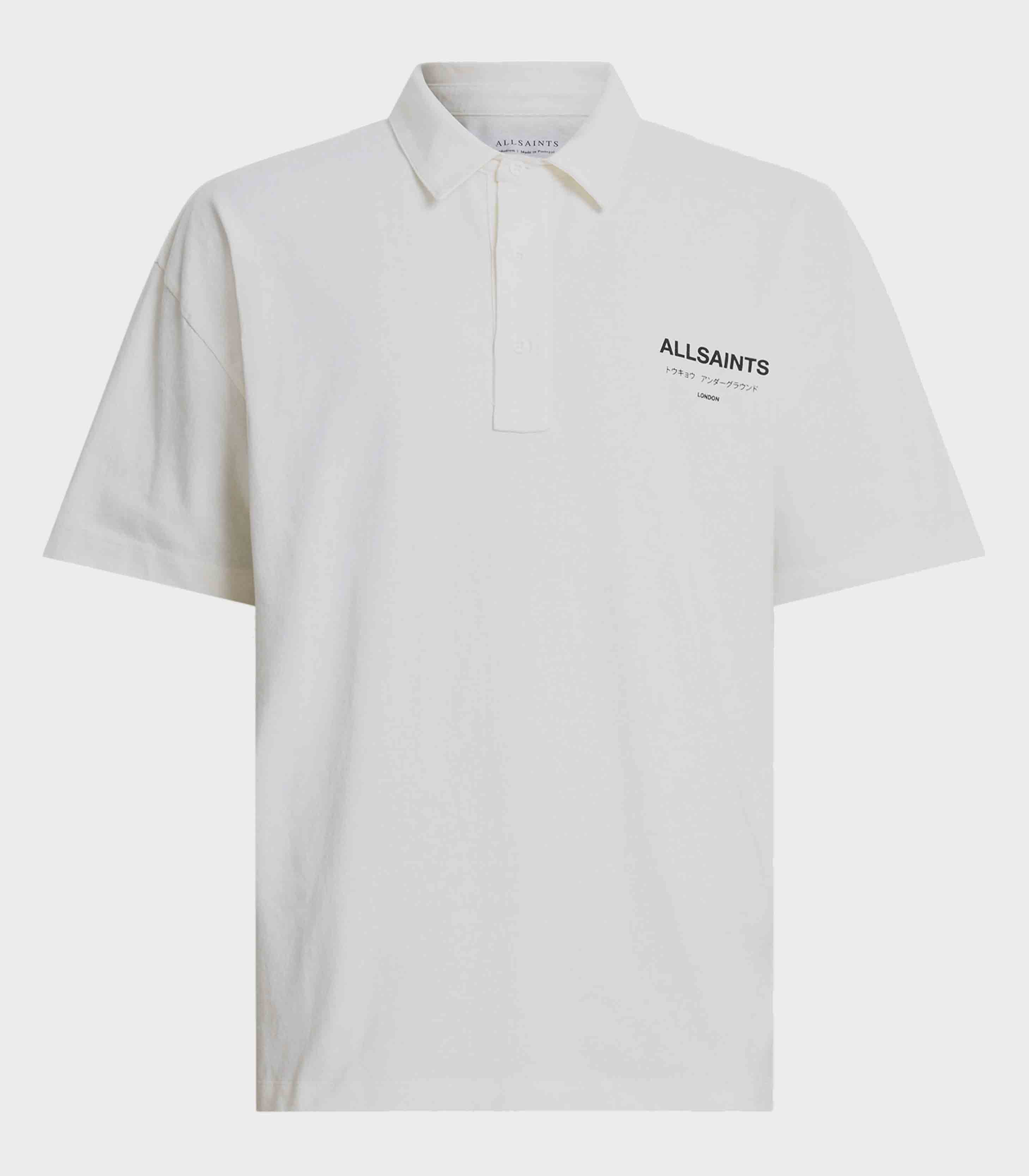 Allsaints - underground shortsleeve polo - men