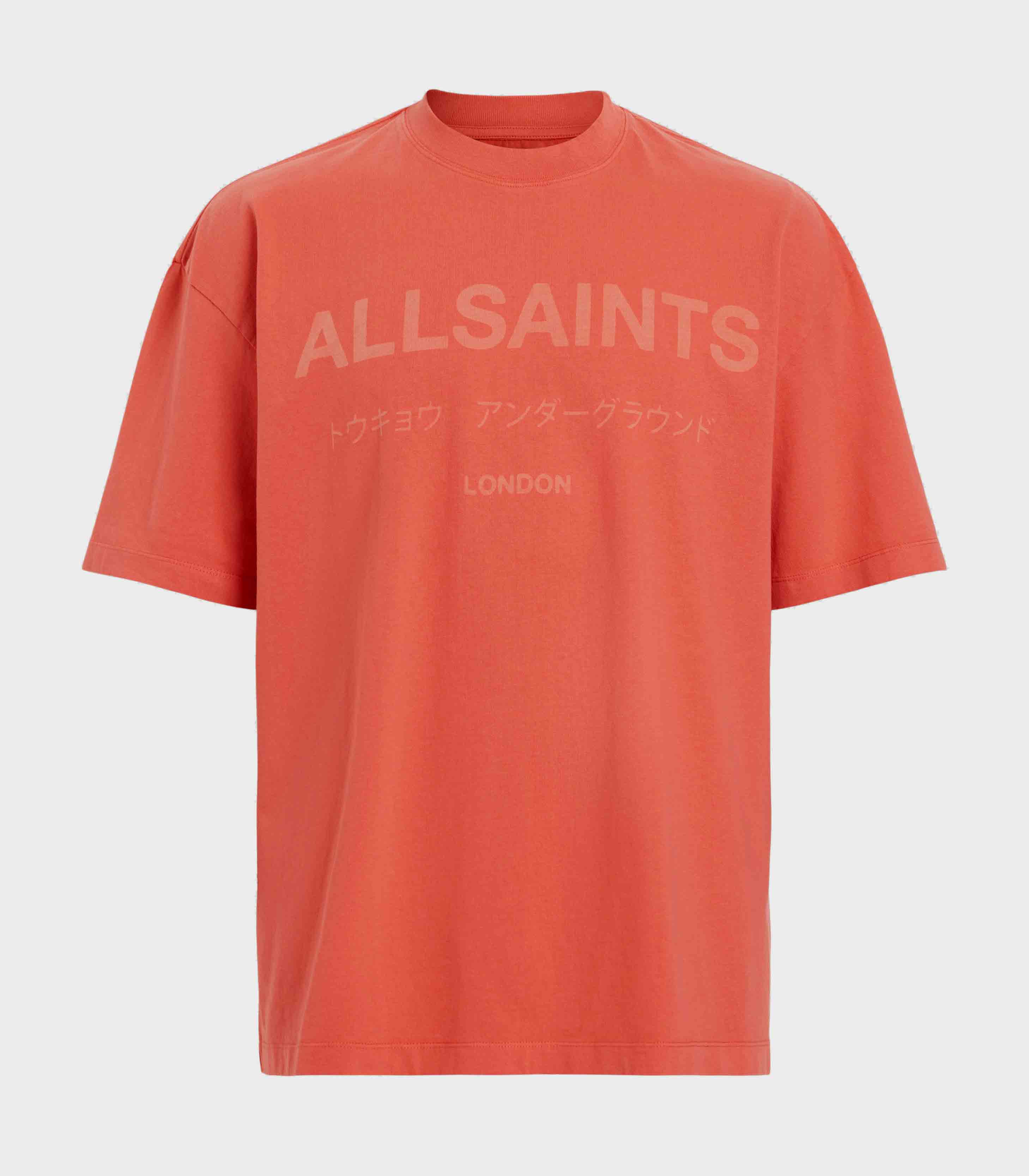 Allsaints - laser shortsleeve crew - men