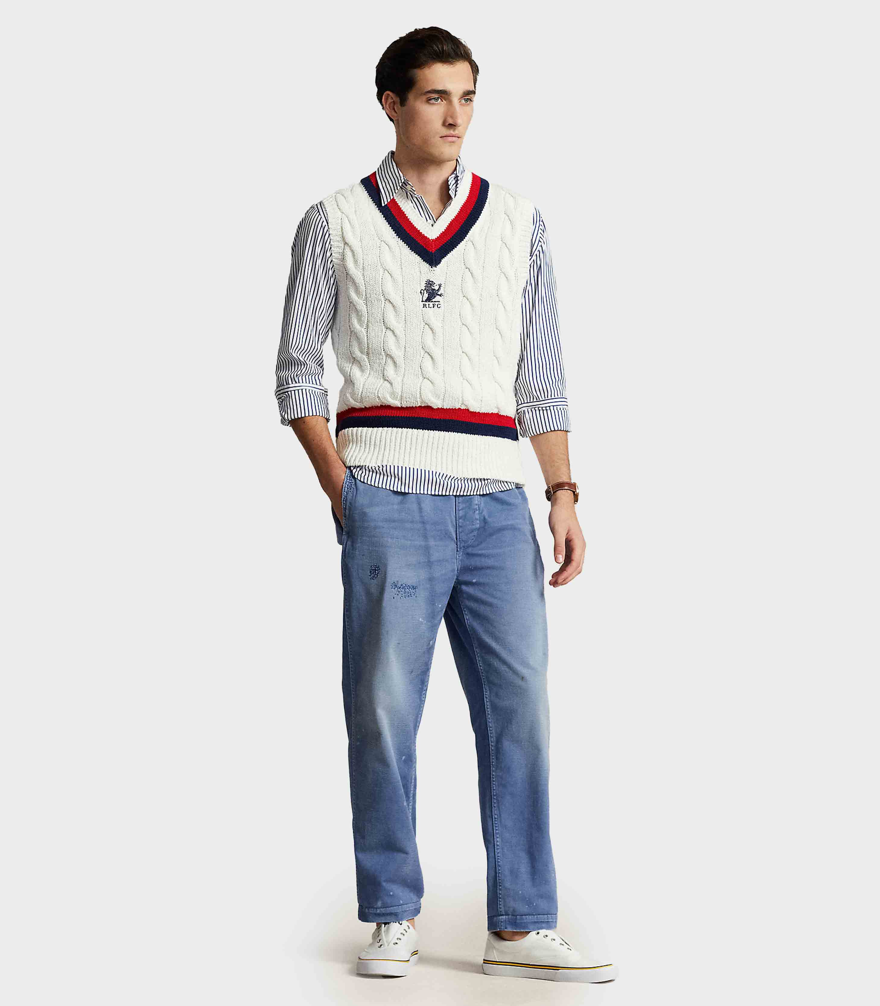 Polo Ralph Lauren Men's Cotton Cricket Sweater Vest