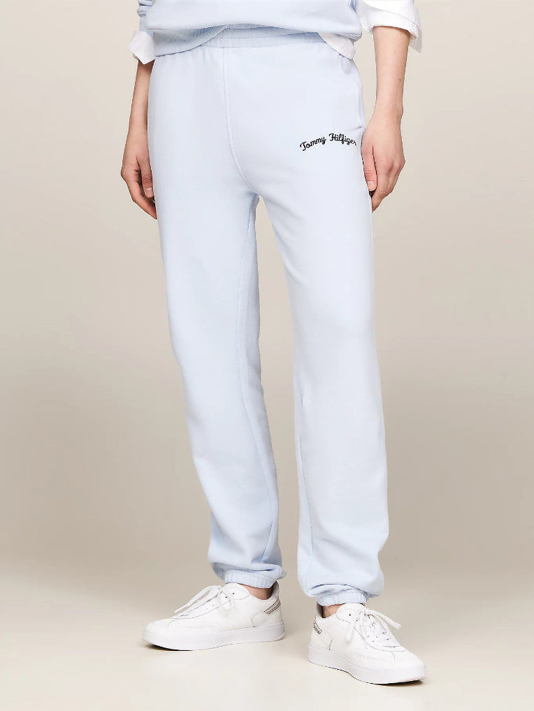 Cuffed Joggers Tommy Hilfiger Logo Sweatpants Logo Embroidery