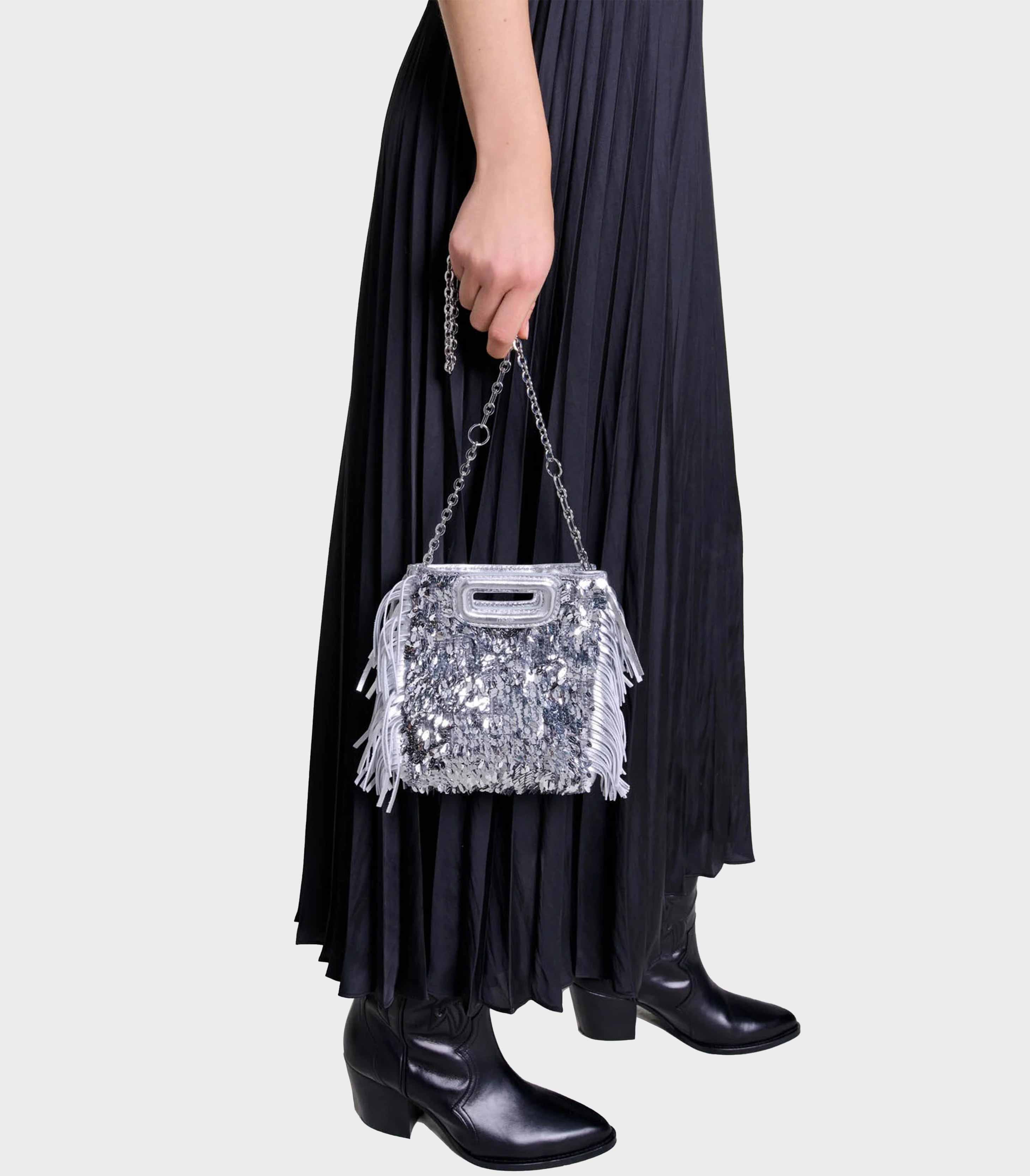 Handbag Mini Sac Maje Maje M Mini Bag With Silver Sequins – Dstore