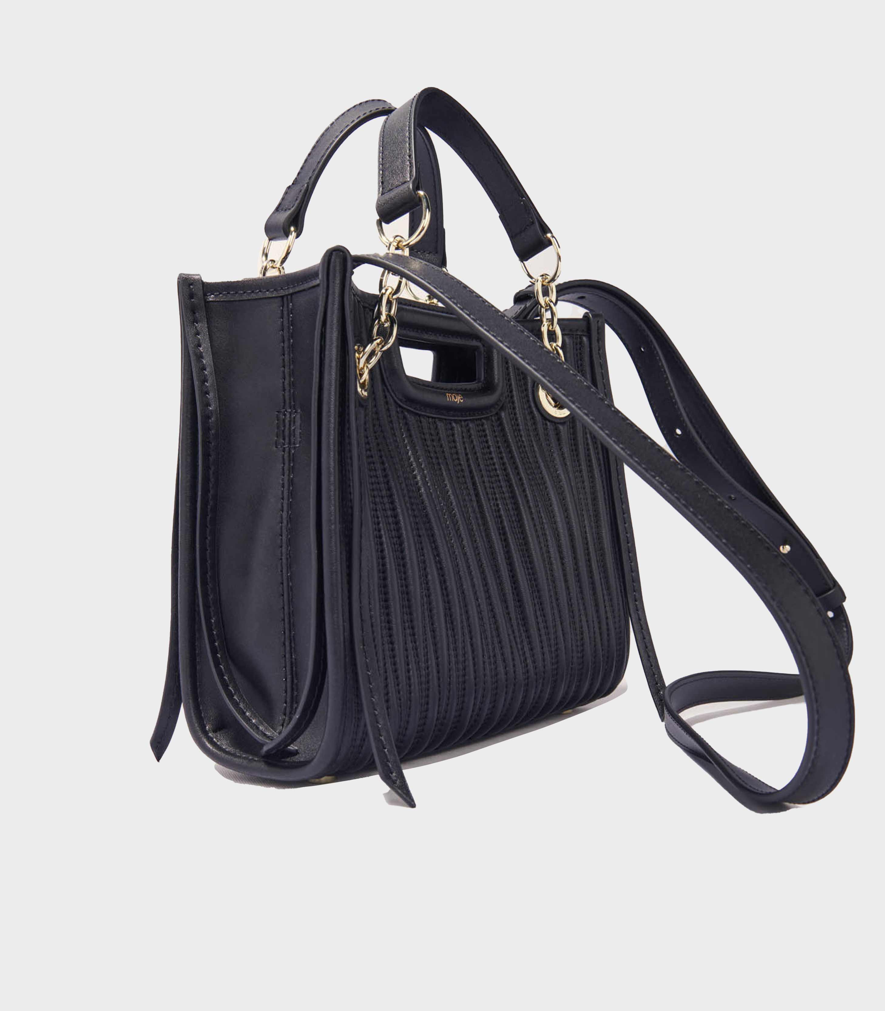 Maje Women's Mini Quilted Leather Tote Bag1