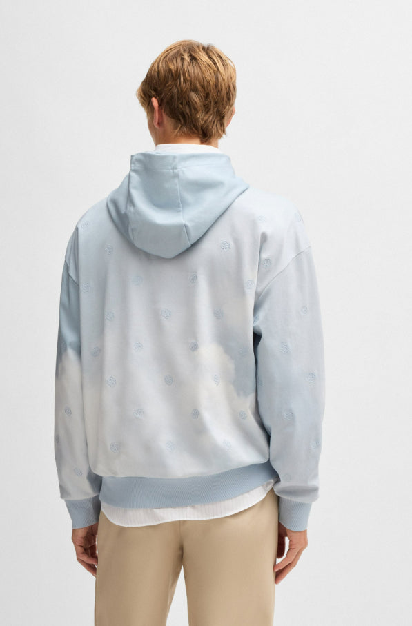 light Blue / White stripe