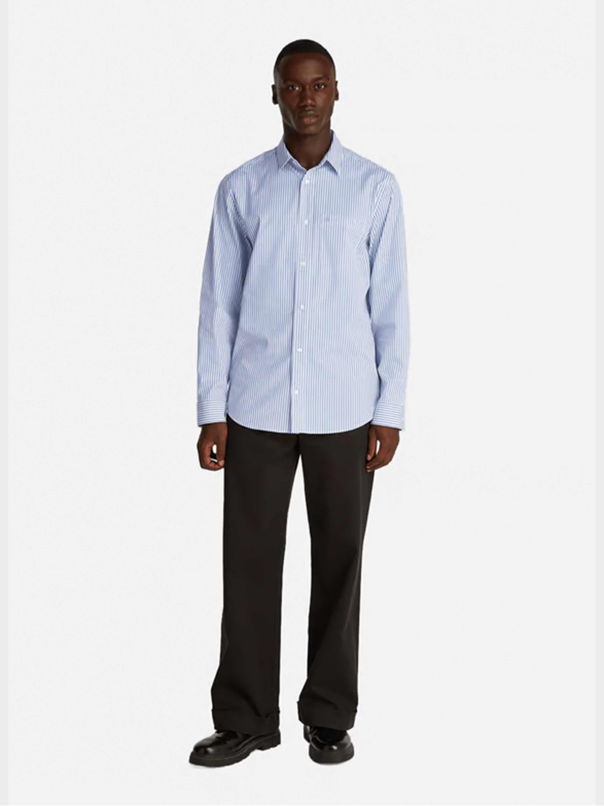 light Blue / White stripe