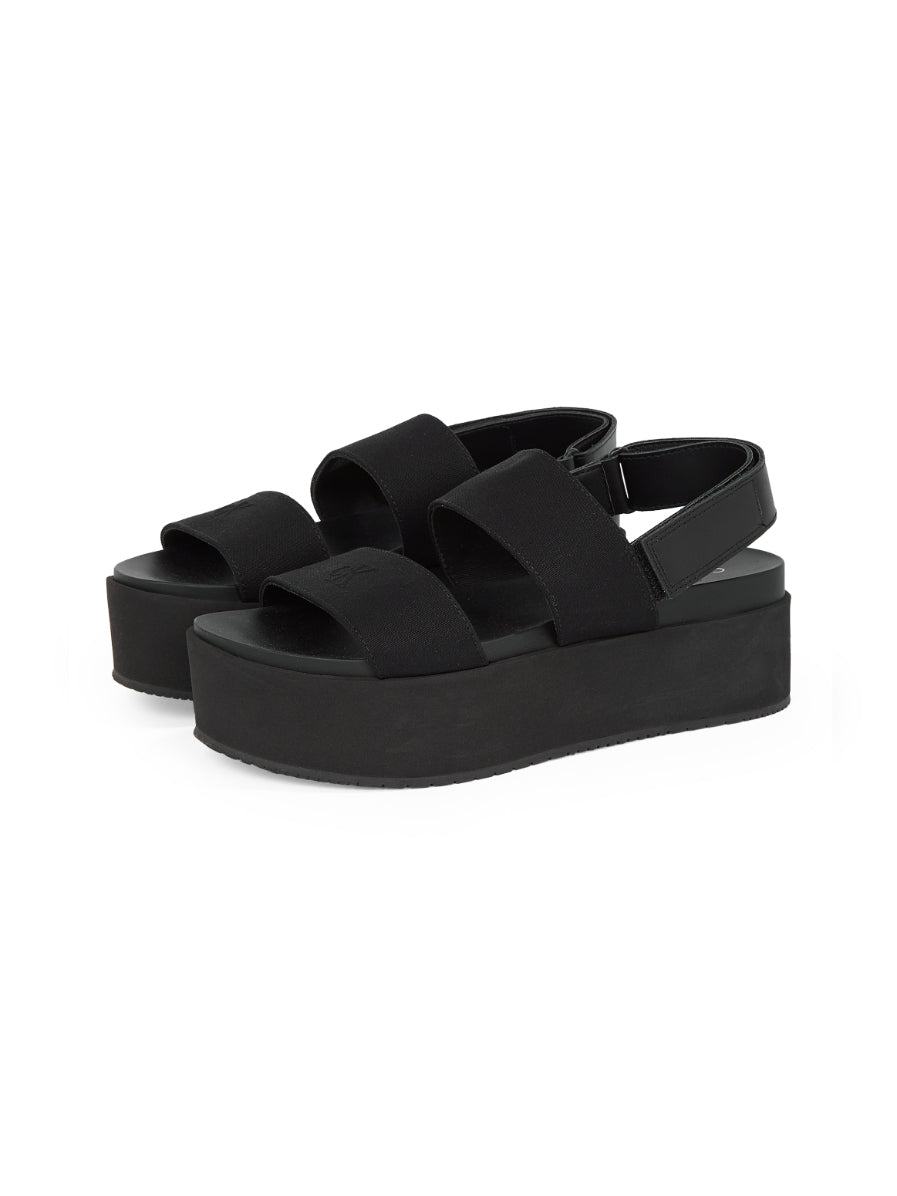 Calvin Klein Women's Canvas Platform Wedge Sandals
