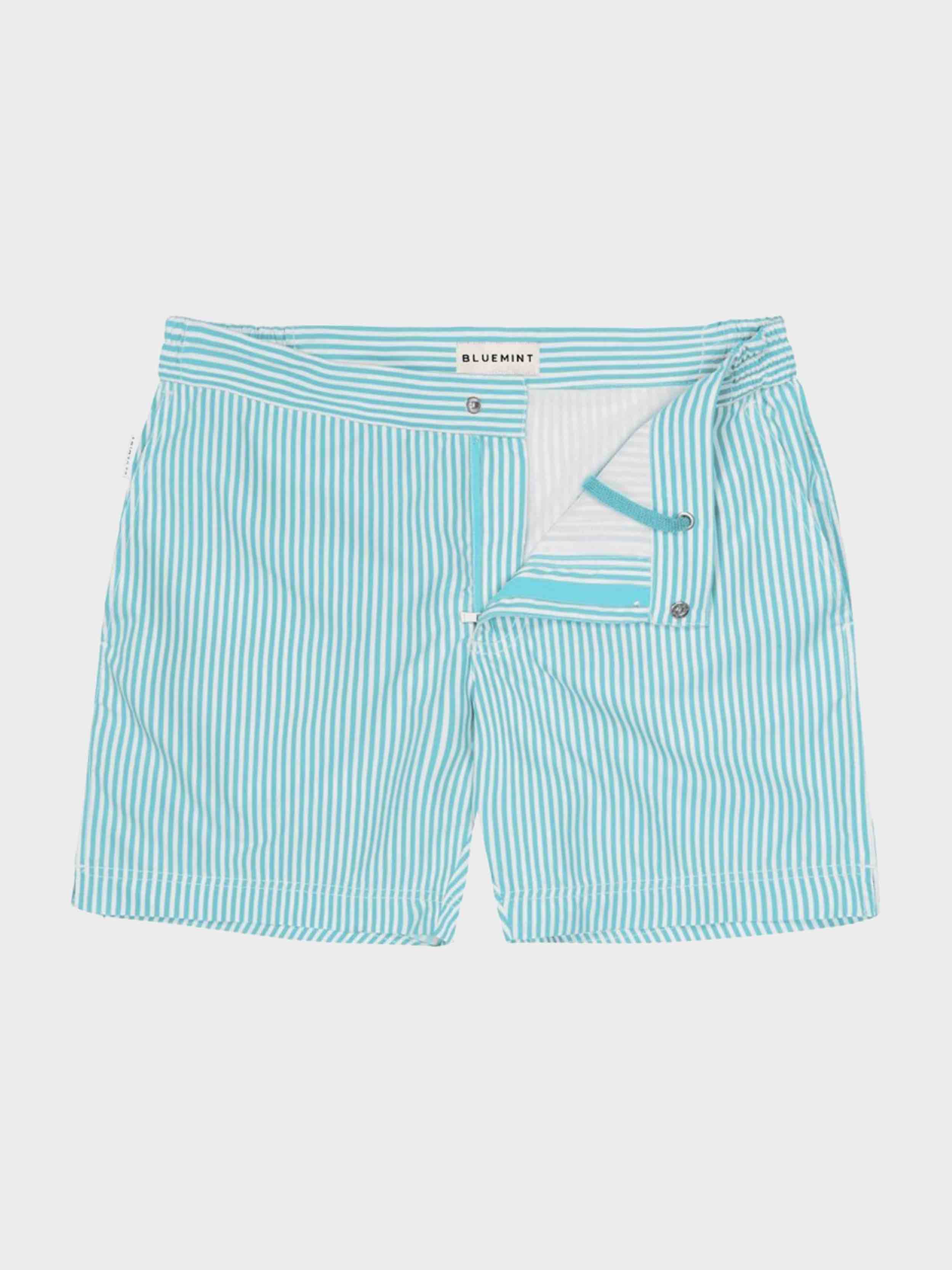light Blue / White stripe