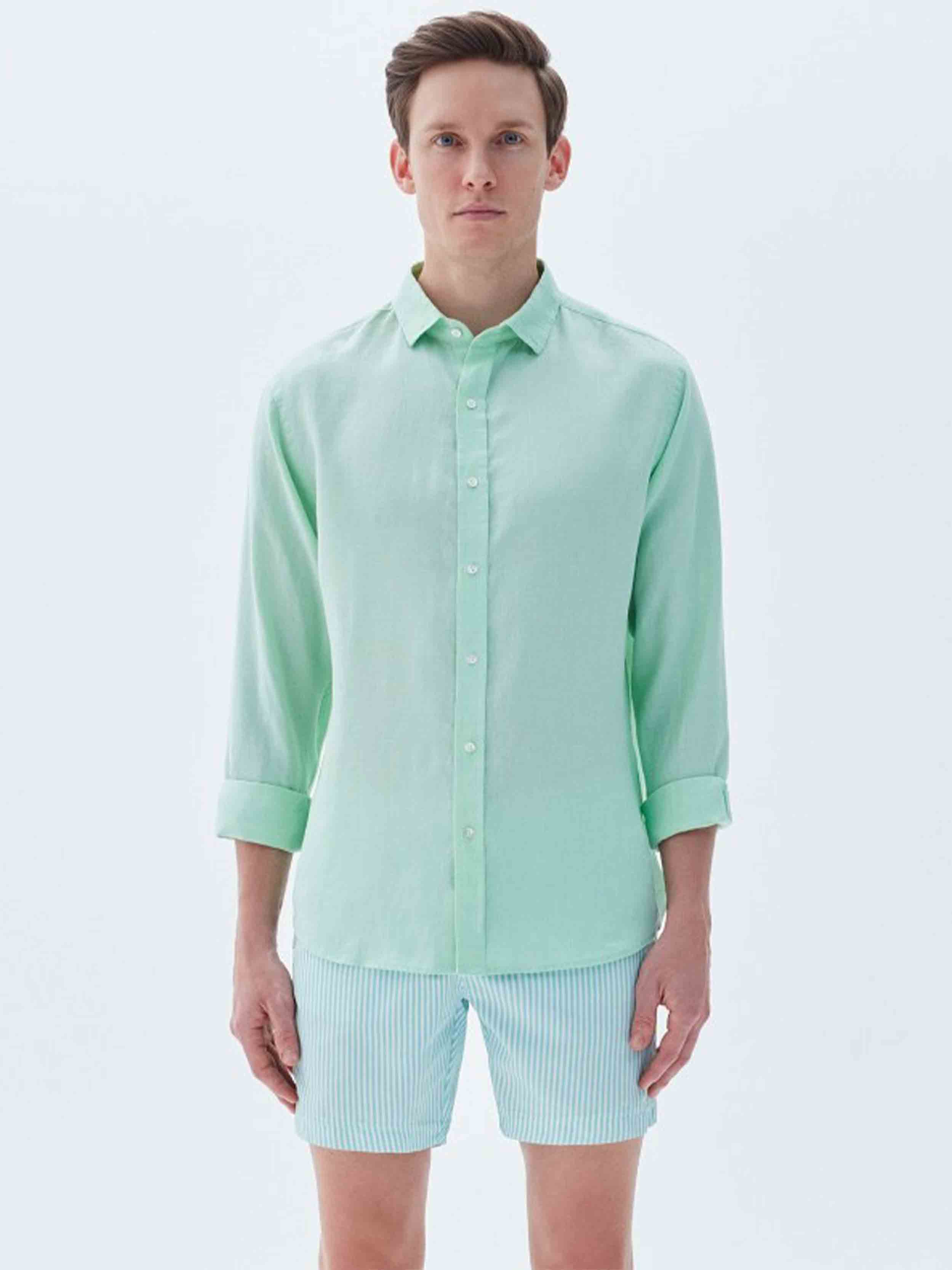 light Blue / White stripe