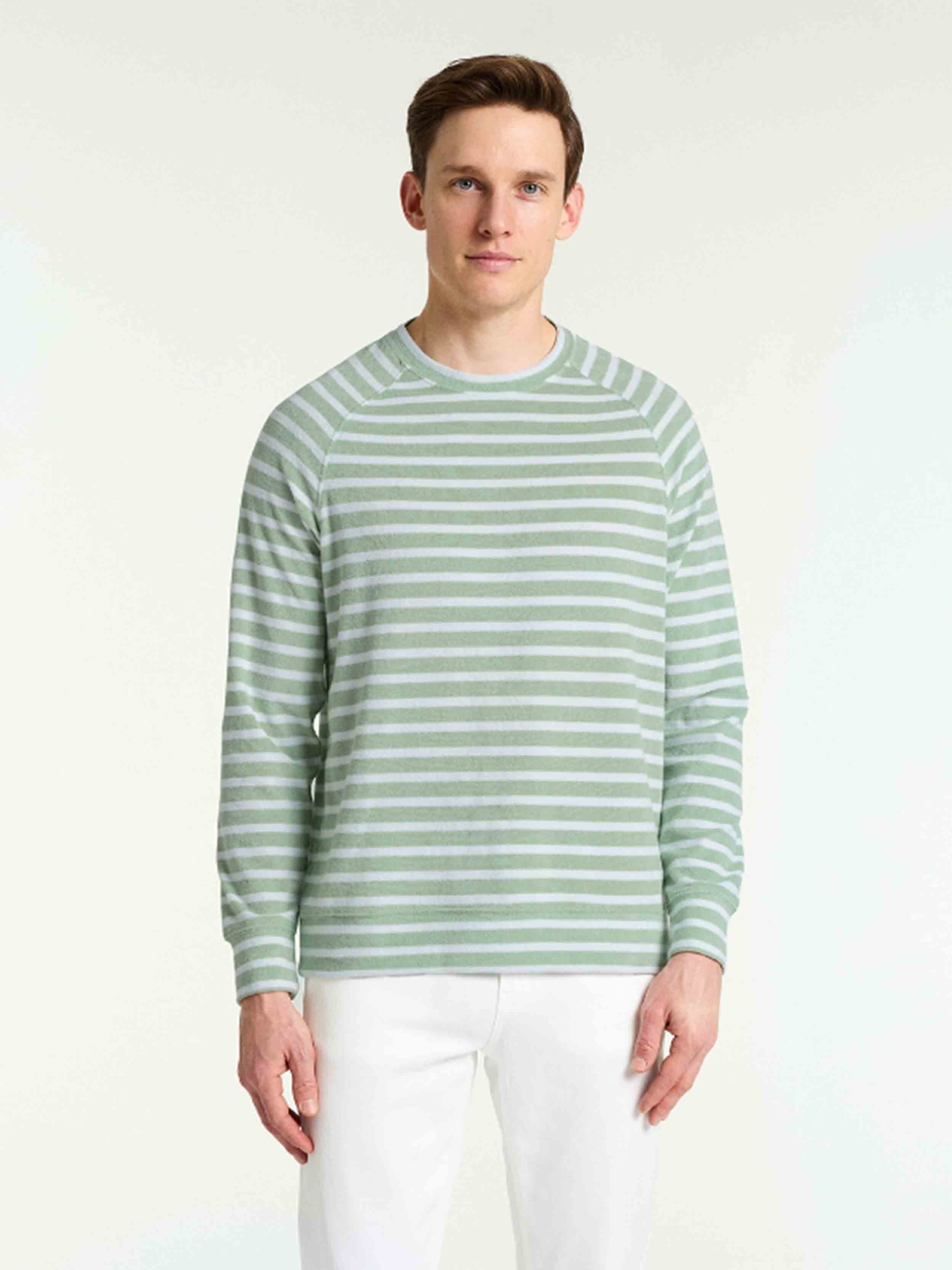 Green \ White Stripe