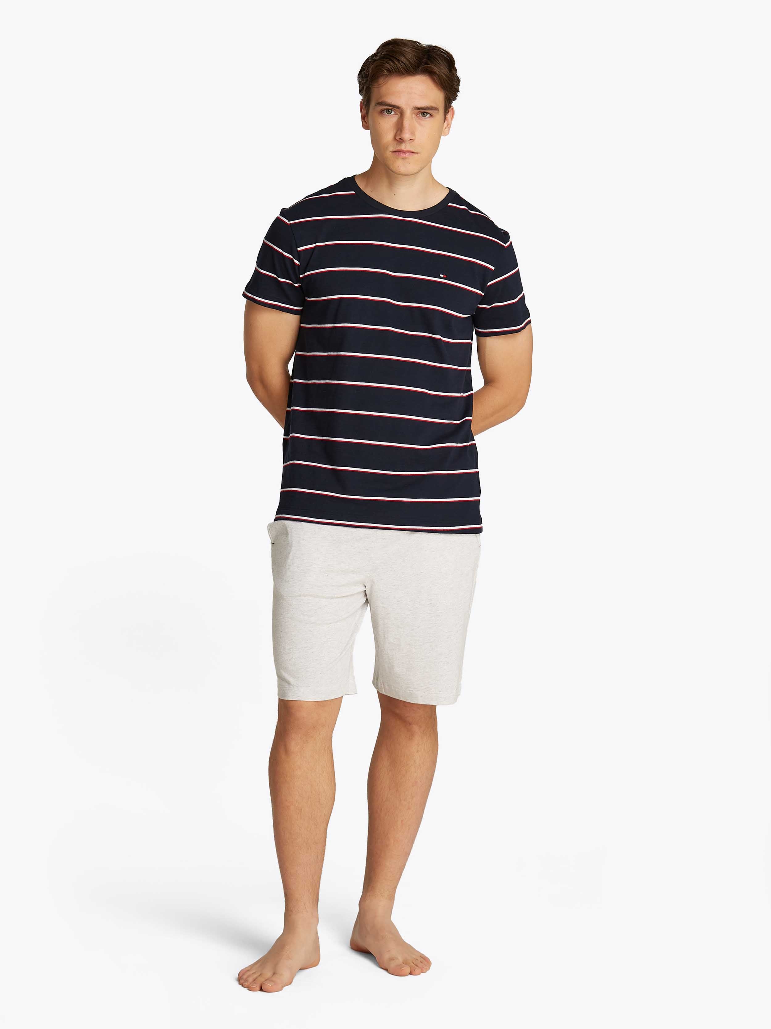 Stacked Stripes / Light Grey Ht