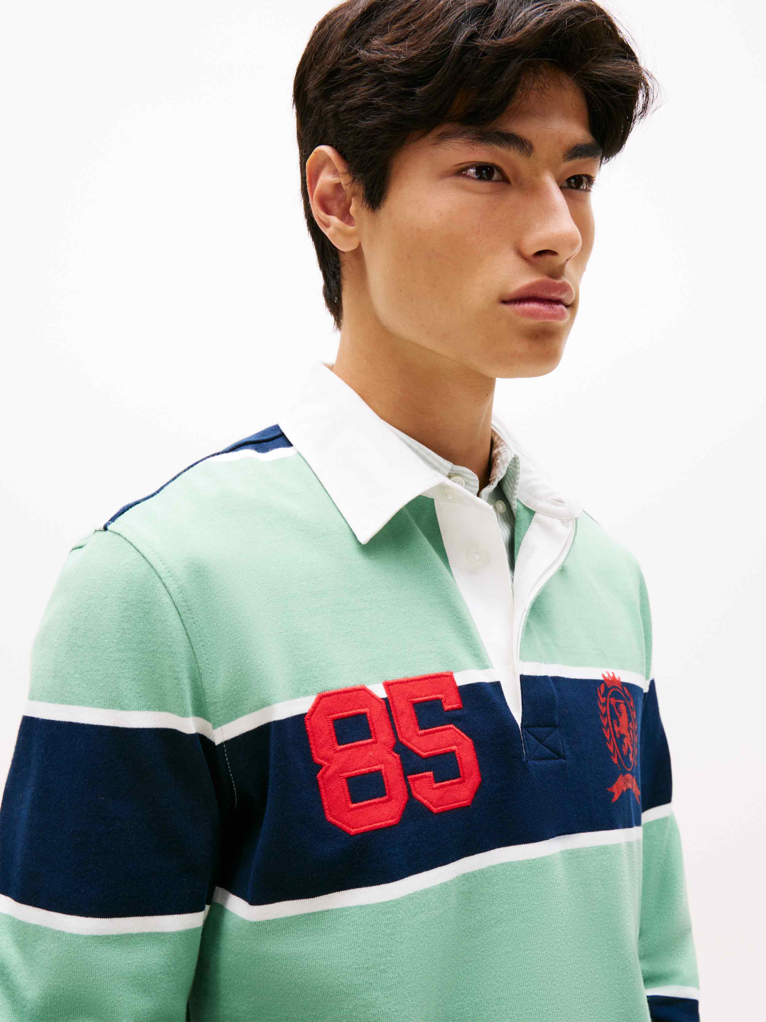 Mint Green / Navy Stripe