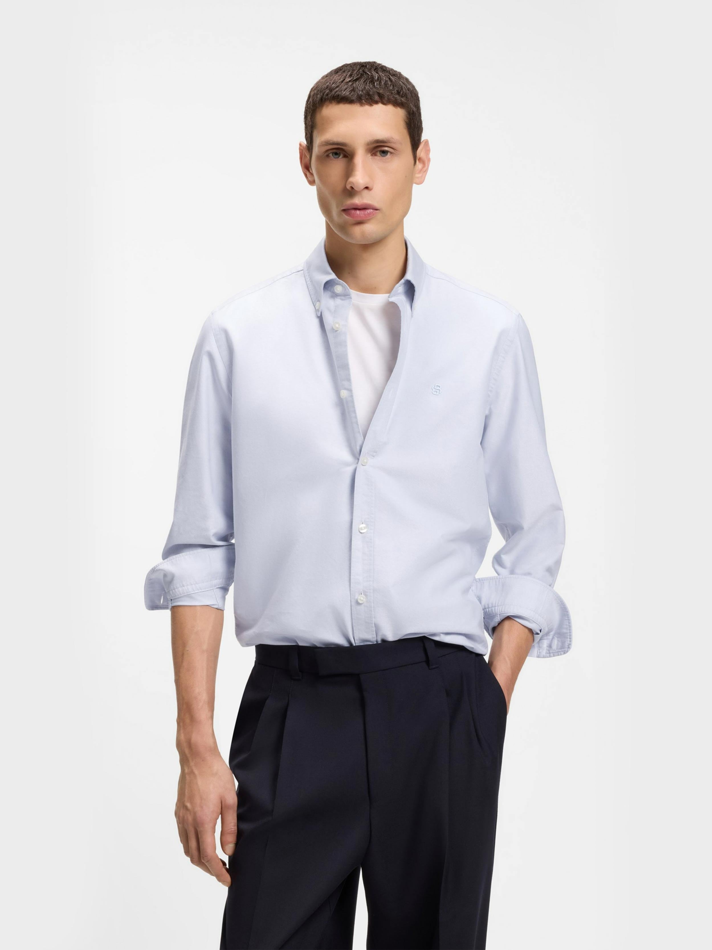 light Blue / White stripe