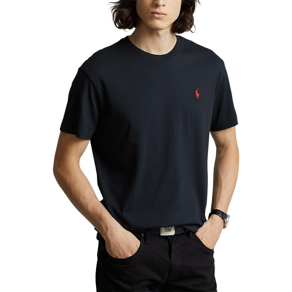 Polo ralph lauren -  custom slim fit jersey crewneck t-shirt - men